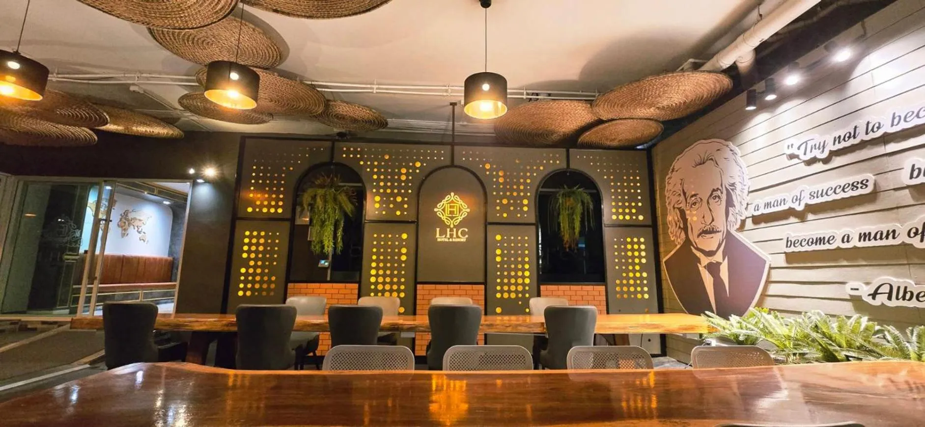 Seating area in LHC HOTEL AND RESORT