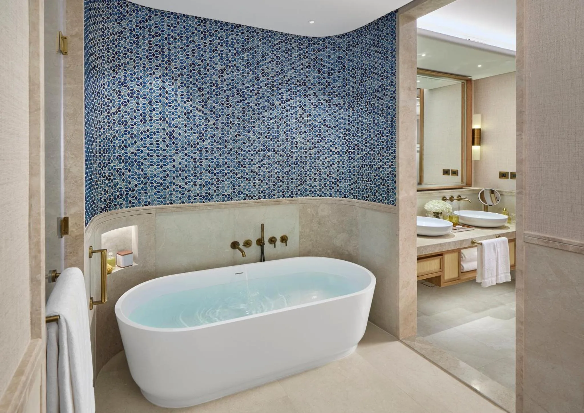 Bathroom in Mandarin Oriental, Muscat