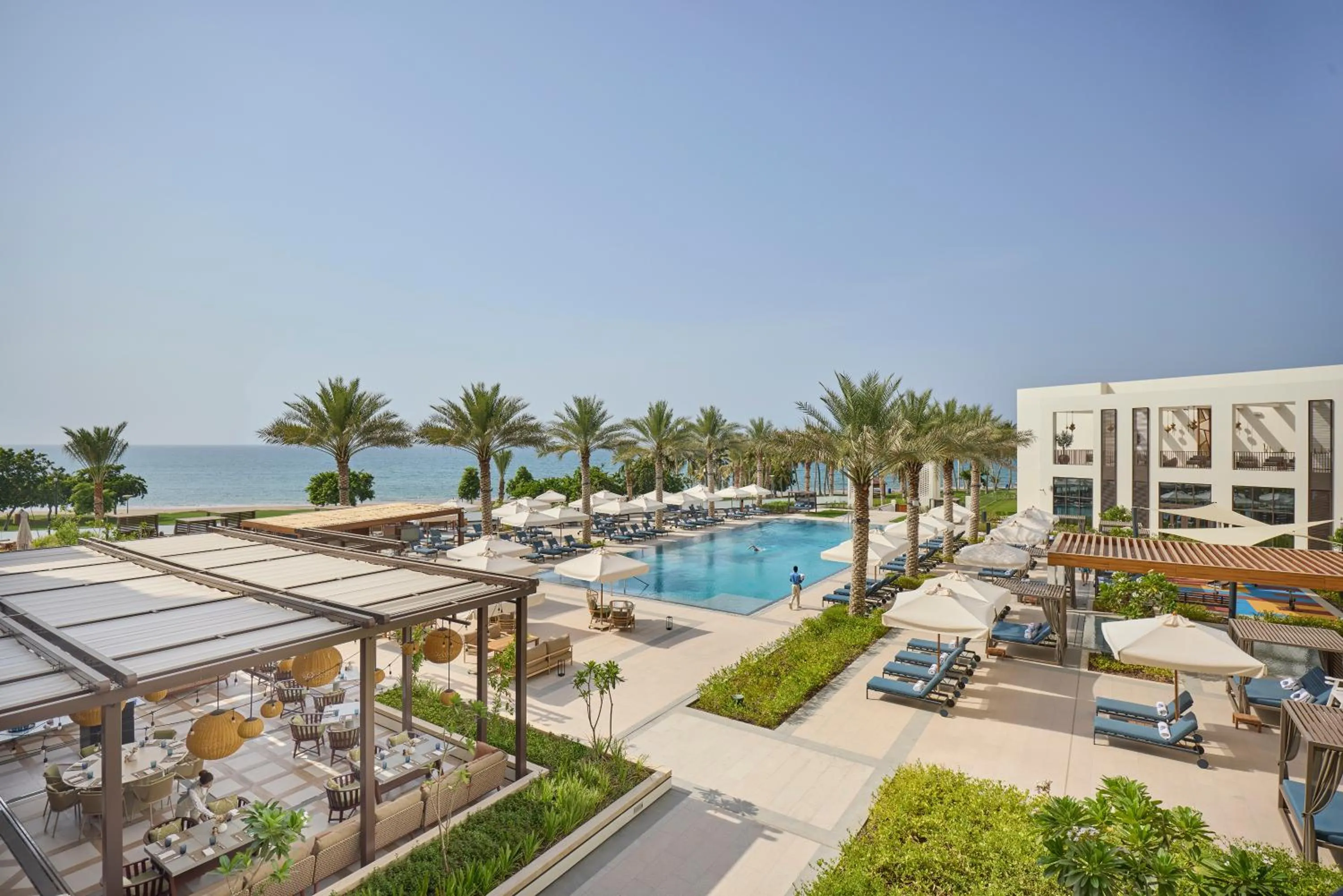 Swimming pool in Mandarin Oriental, Muscat