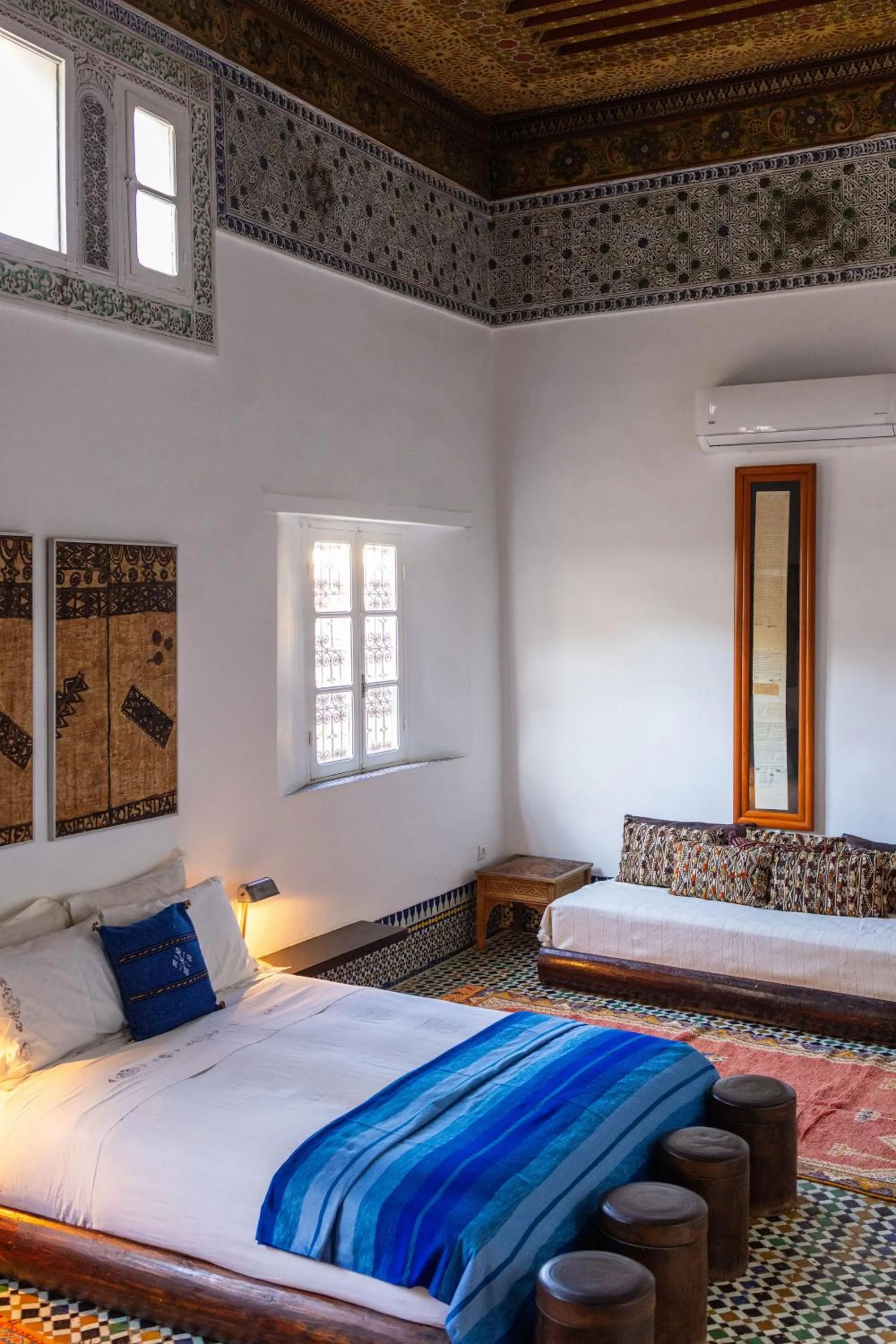 Bed in Riad 9 Fez