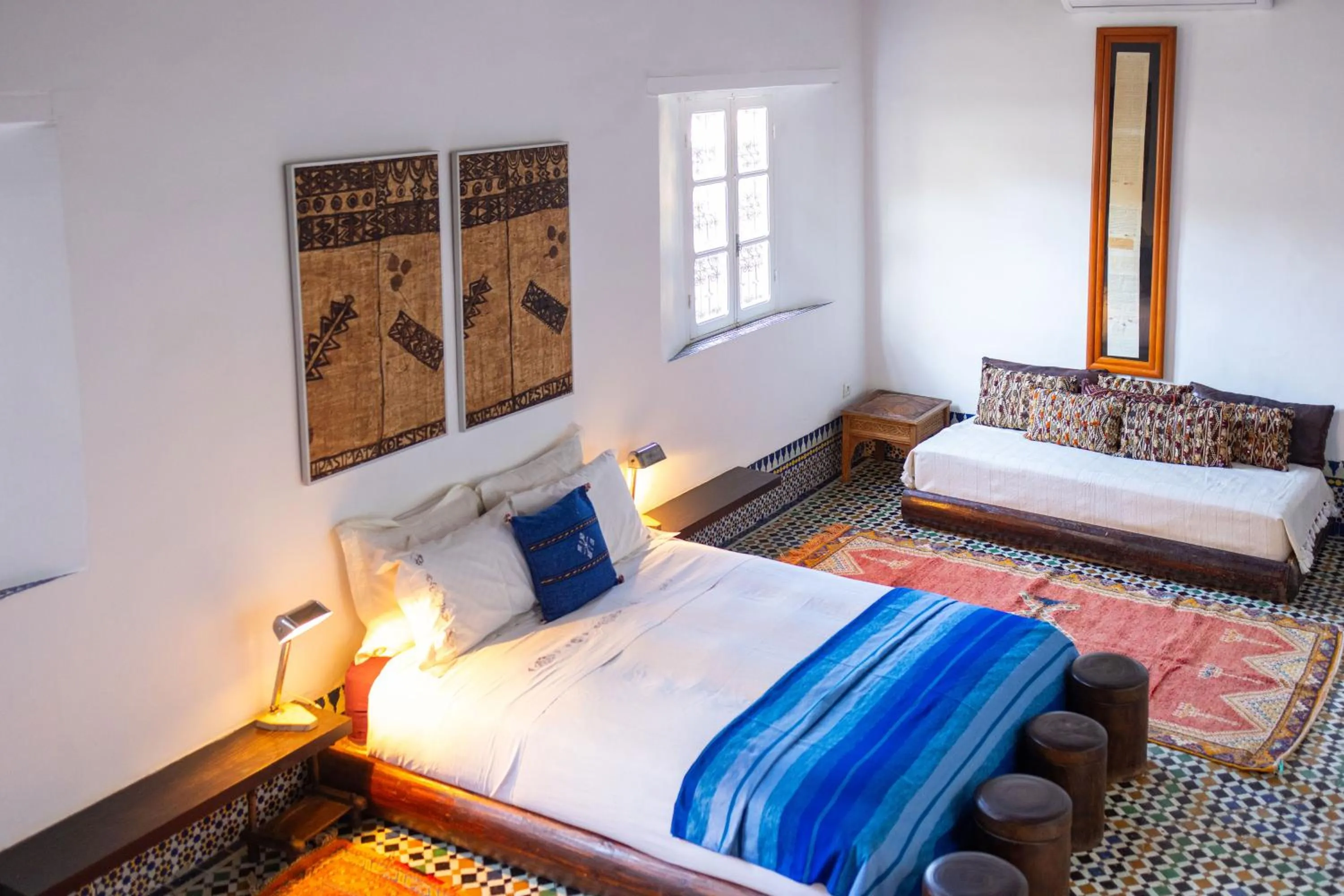 Photo of the whole room, Bed in Riad 9 Fez