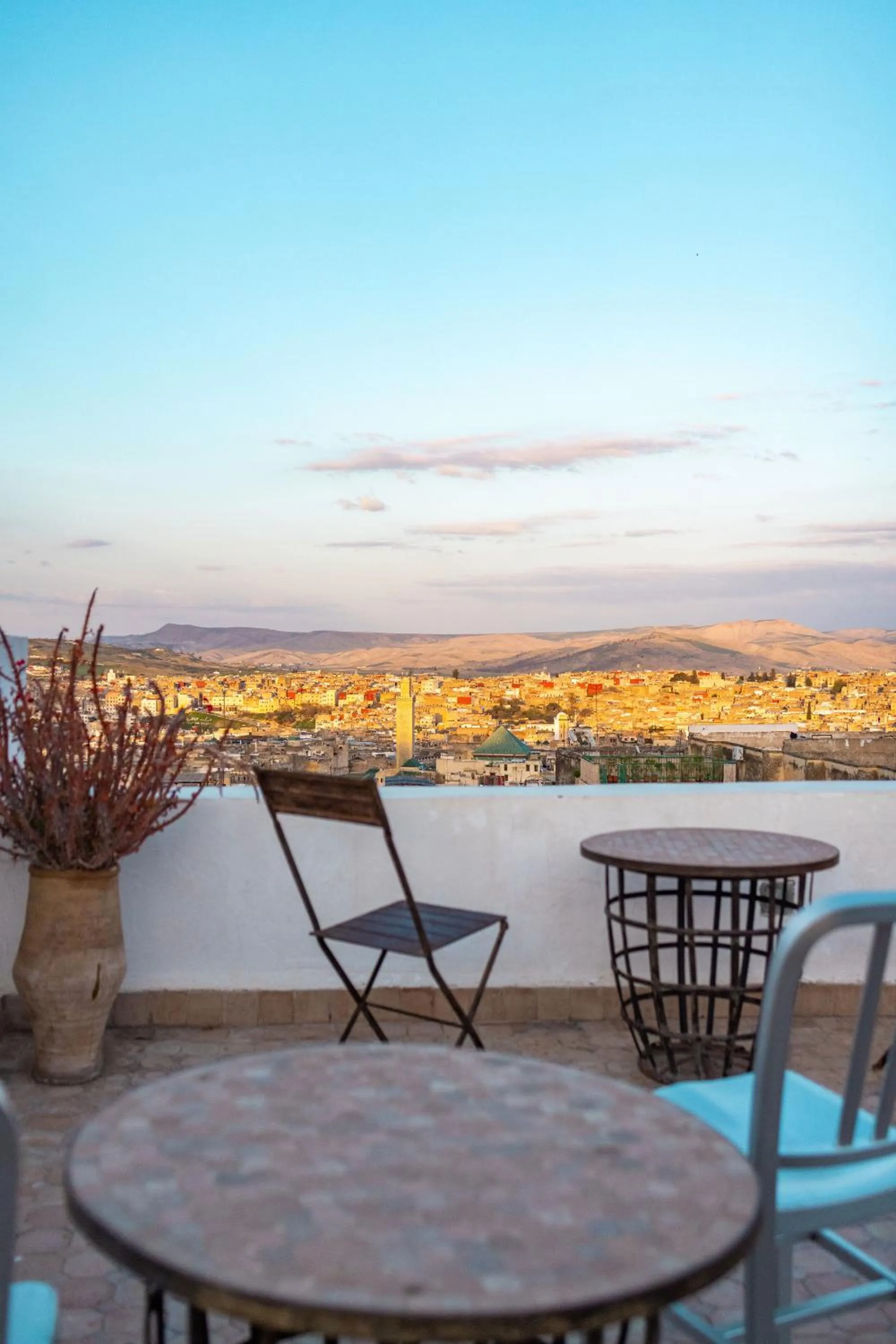Balcony/Terrace in Riad 9 Fez