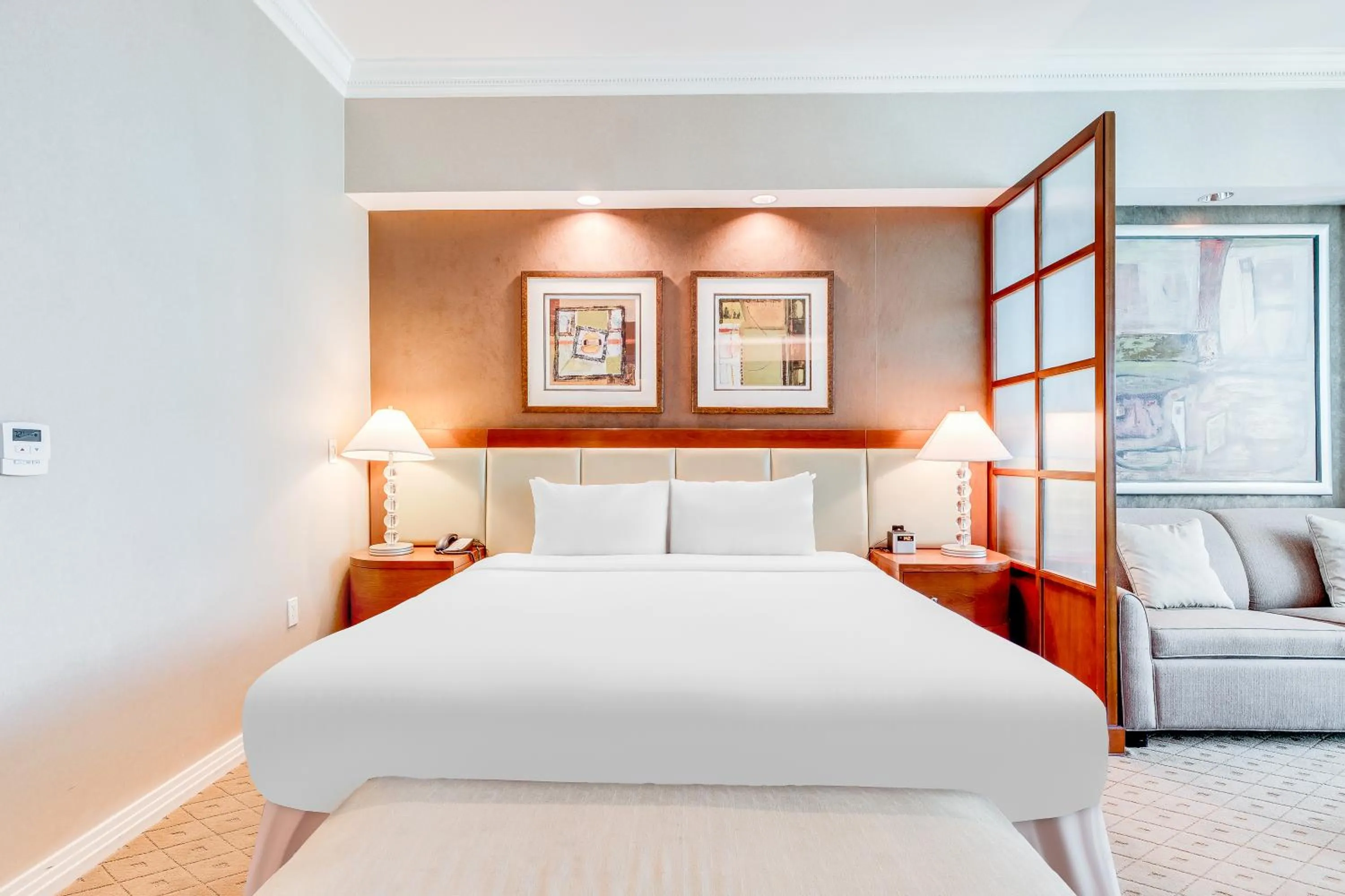 Bed in Jet Luxury at The Signature Condo Hotel