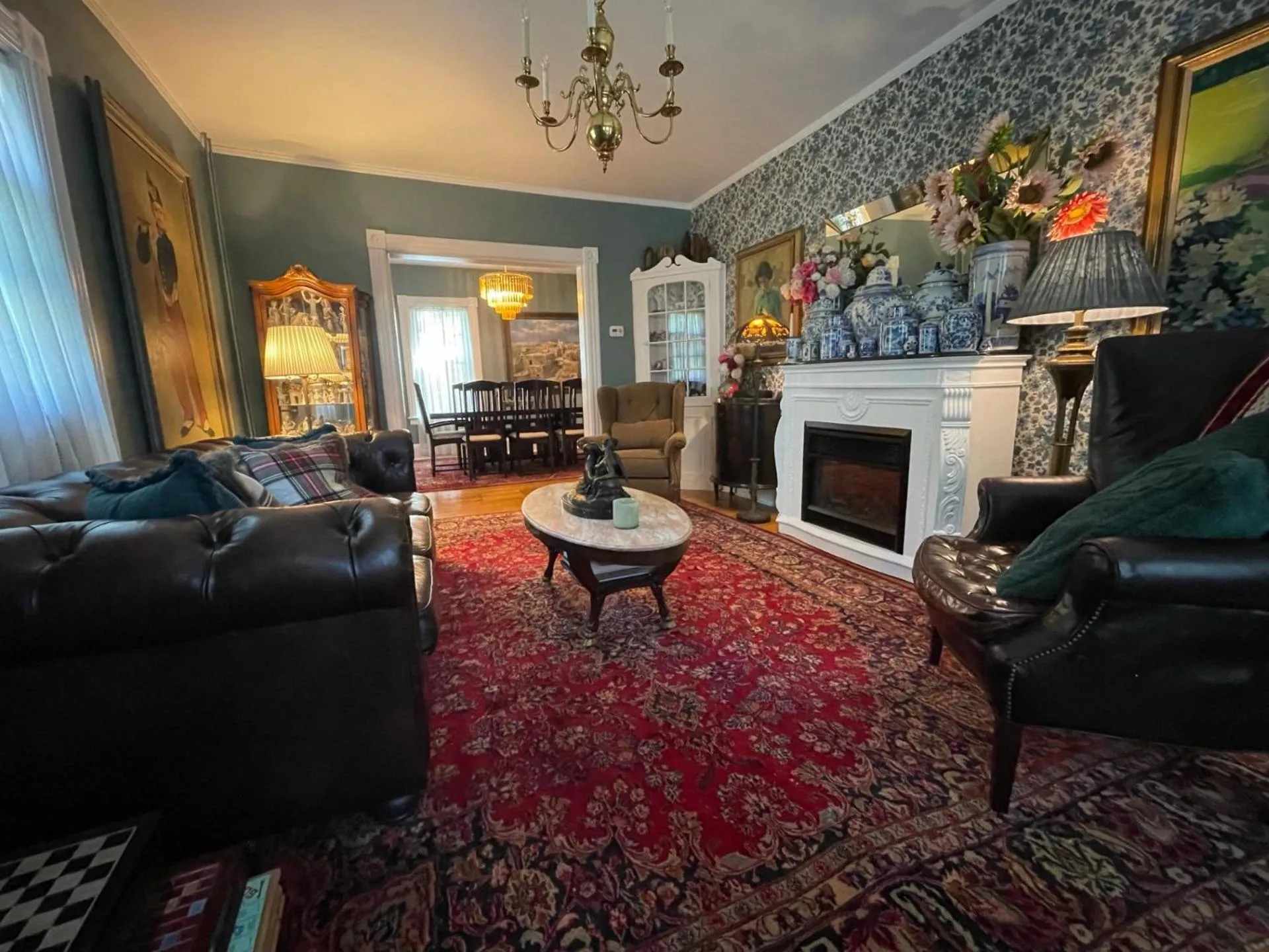 Seating area in Beacon Hermitage