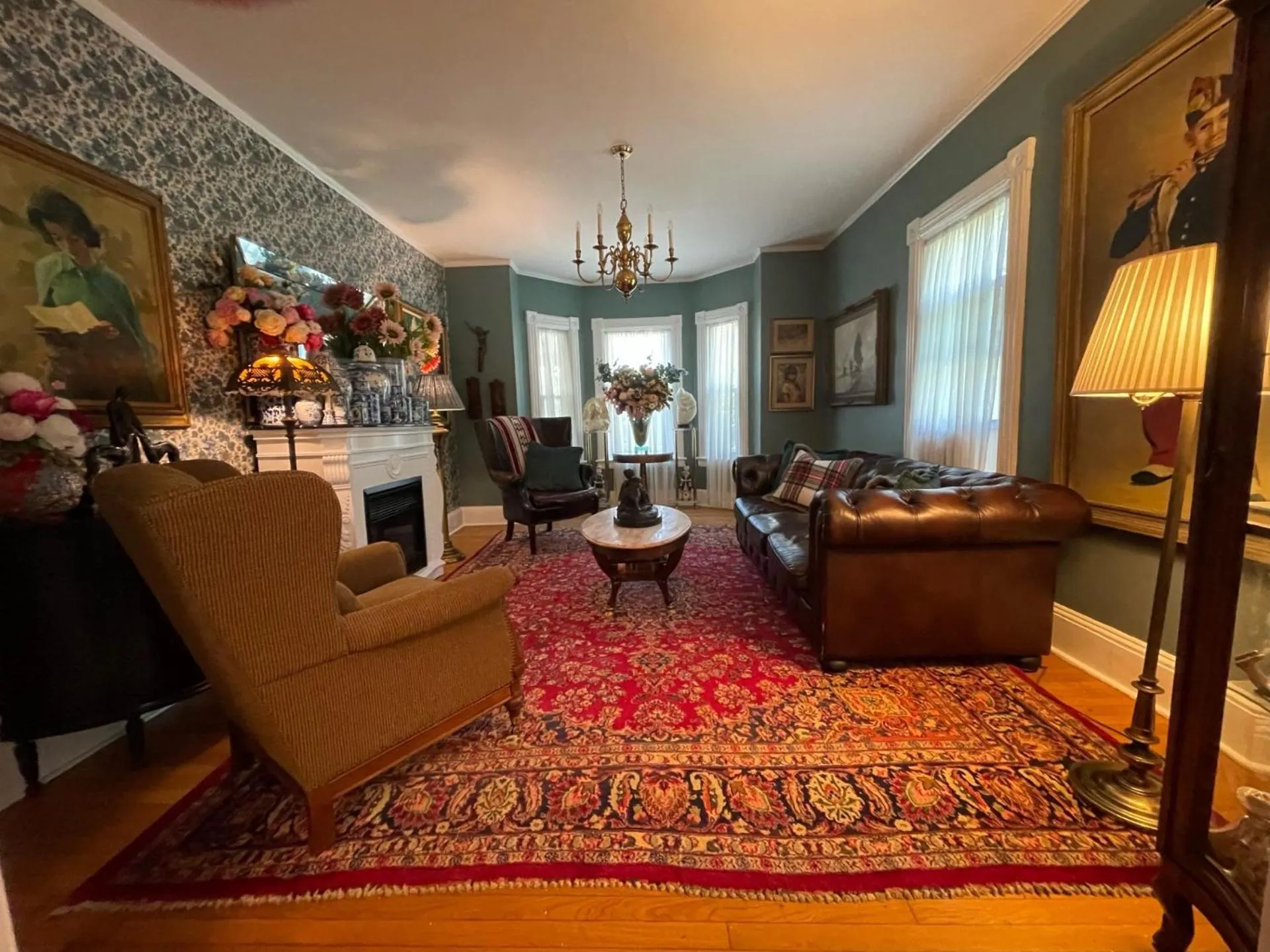 Seating area in Beacon Hermitage