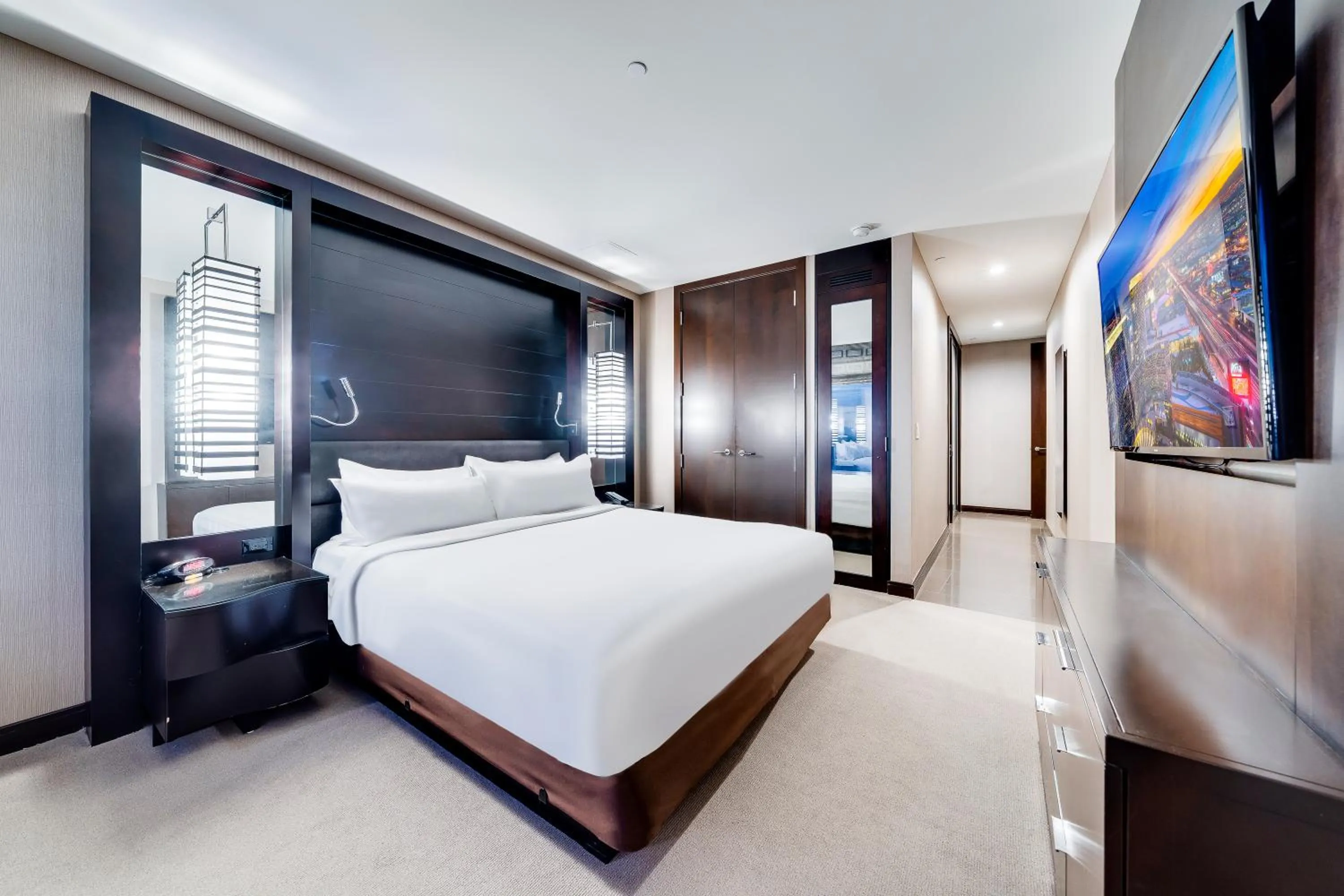 Bed in Jet Luxury at The Vdara
