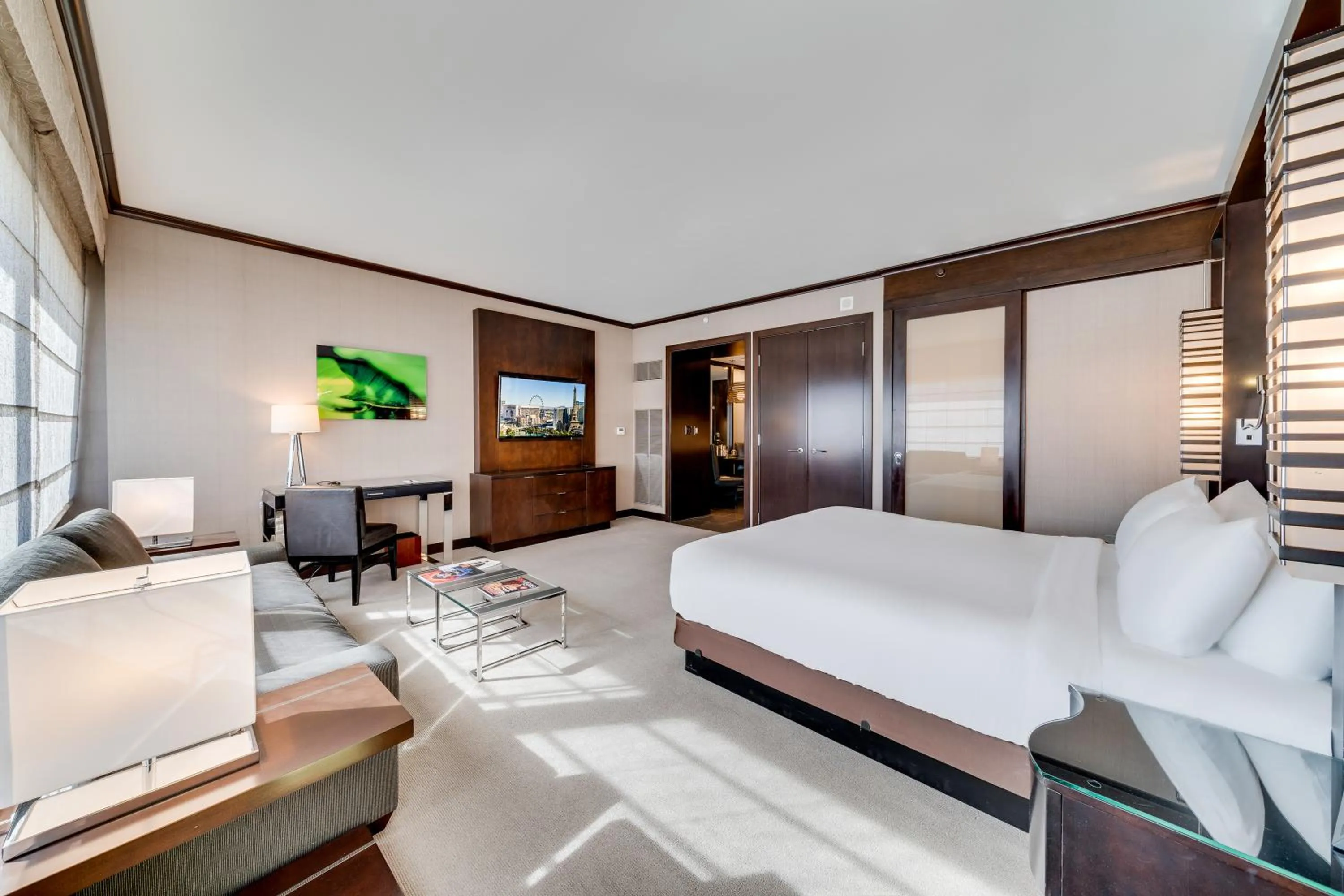 Bed in Jet Luxury at The Vdara