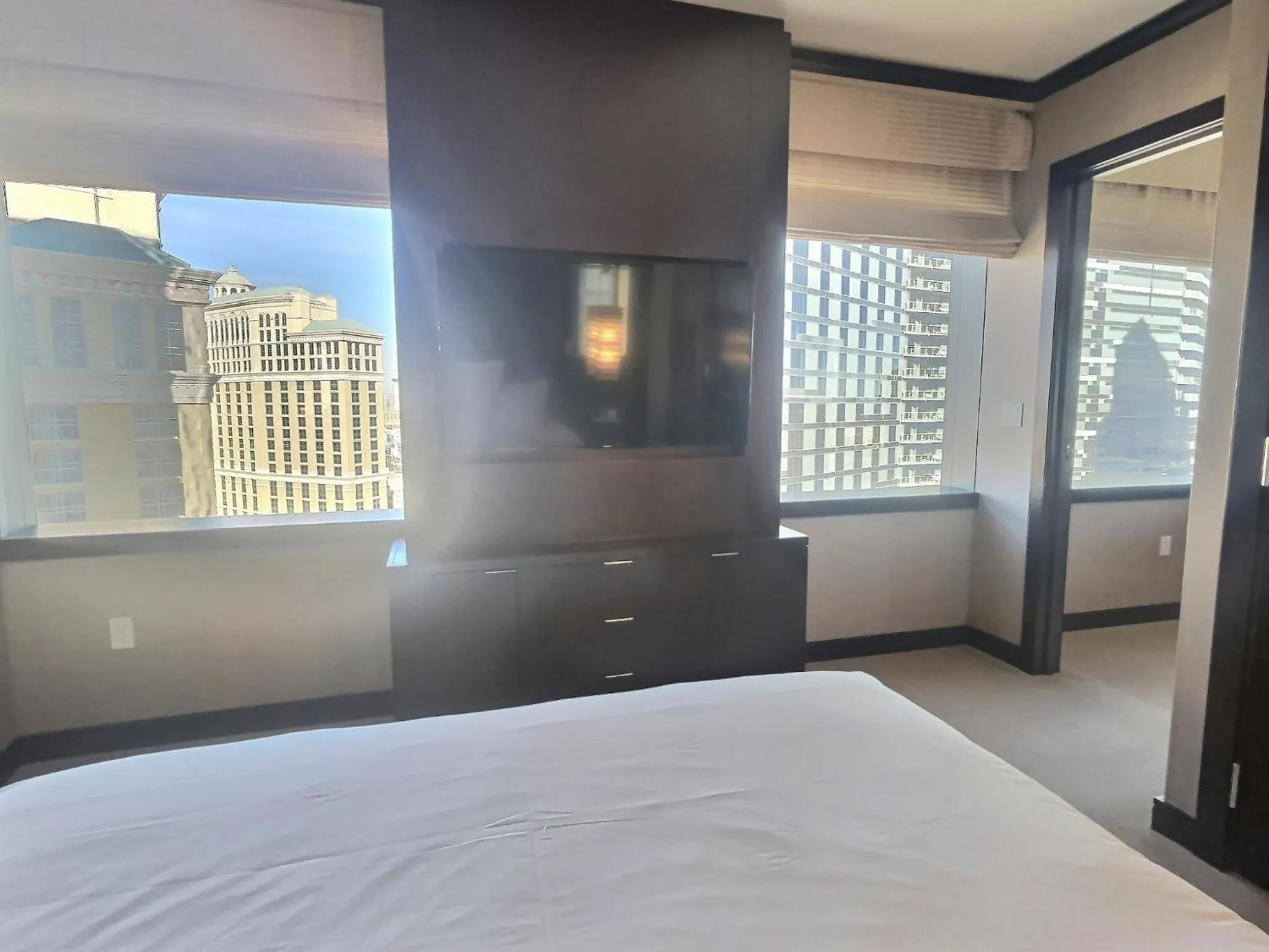 Bed in Jet Luxury at The Vdara
