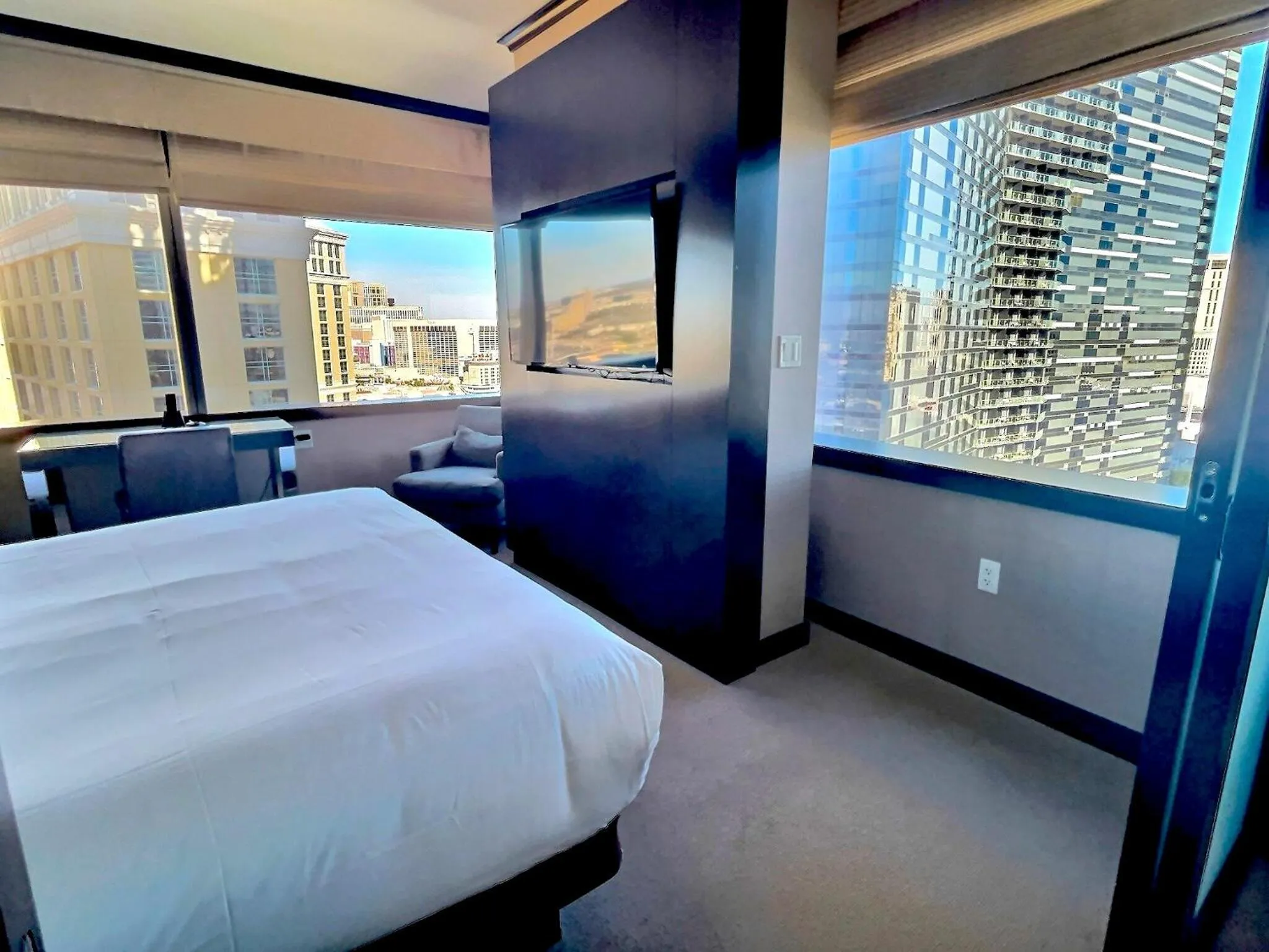 Bed in Jet Luxury at The Vdara