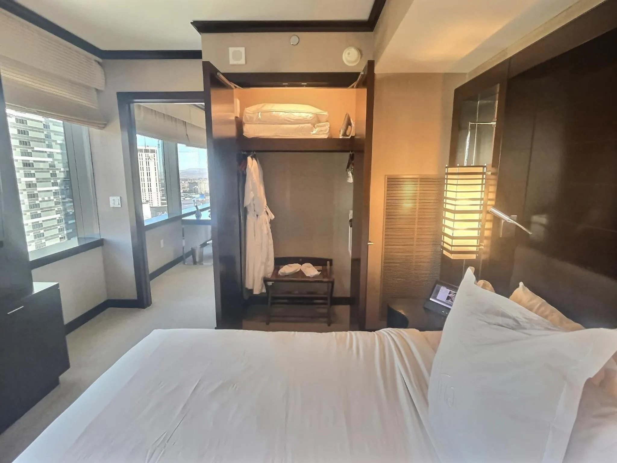 Bed in Jet Luxury at The Vdara