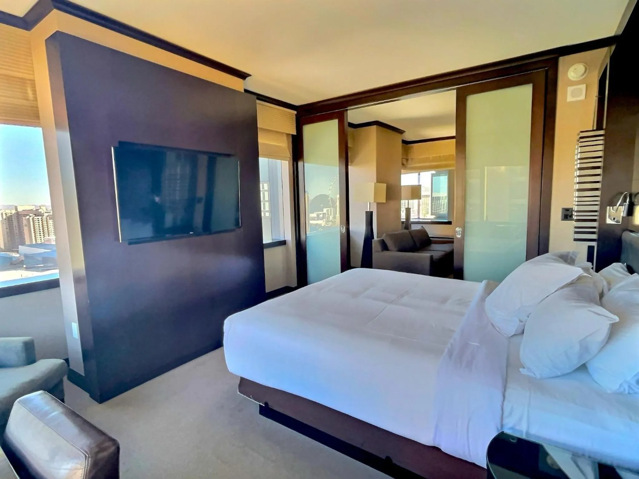 Bed in Jet Luxury at The Vdara