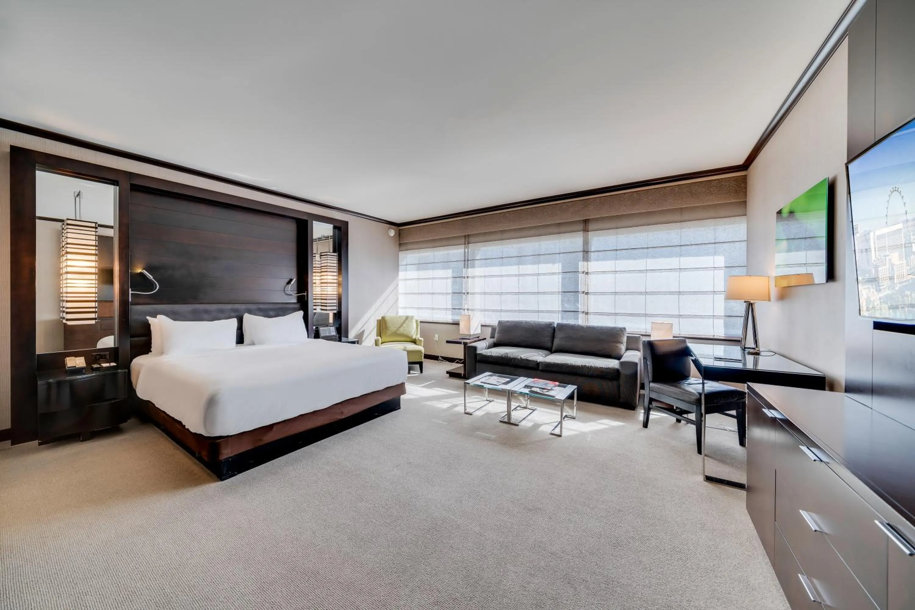Bed in Jet Luxury at The Vdara