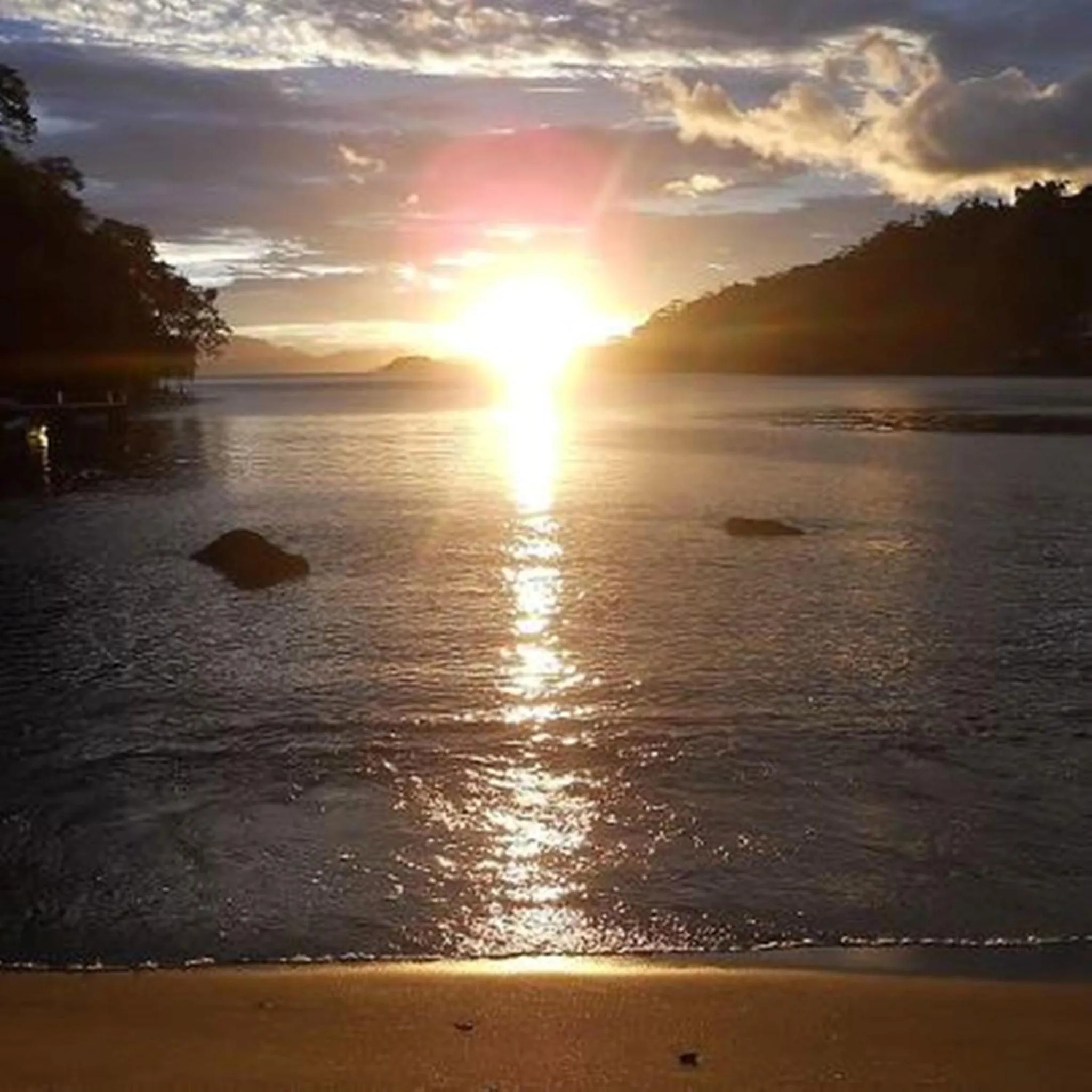 Sunset in Pousada Vó Irene