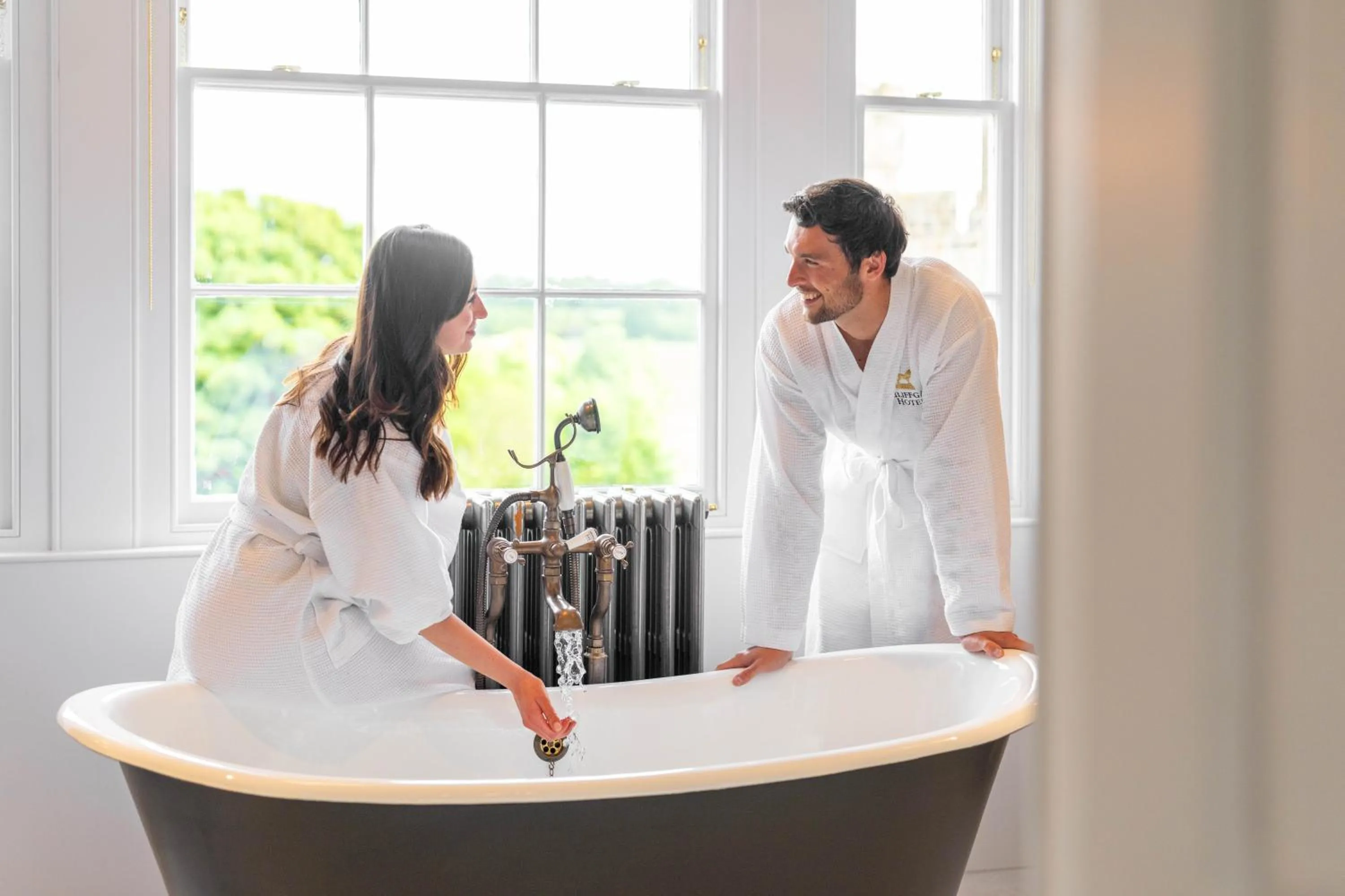 Bathroom in Bailiffgate Hotel