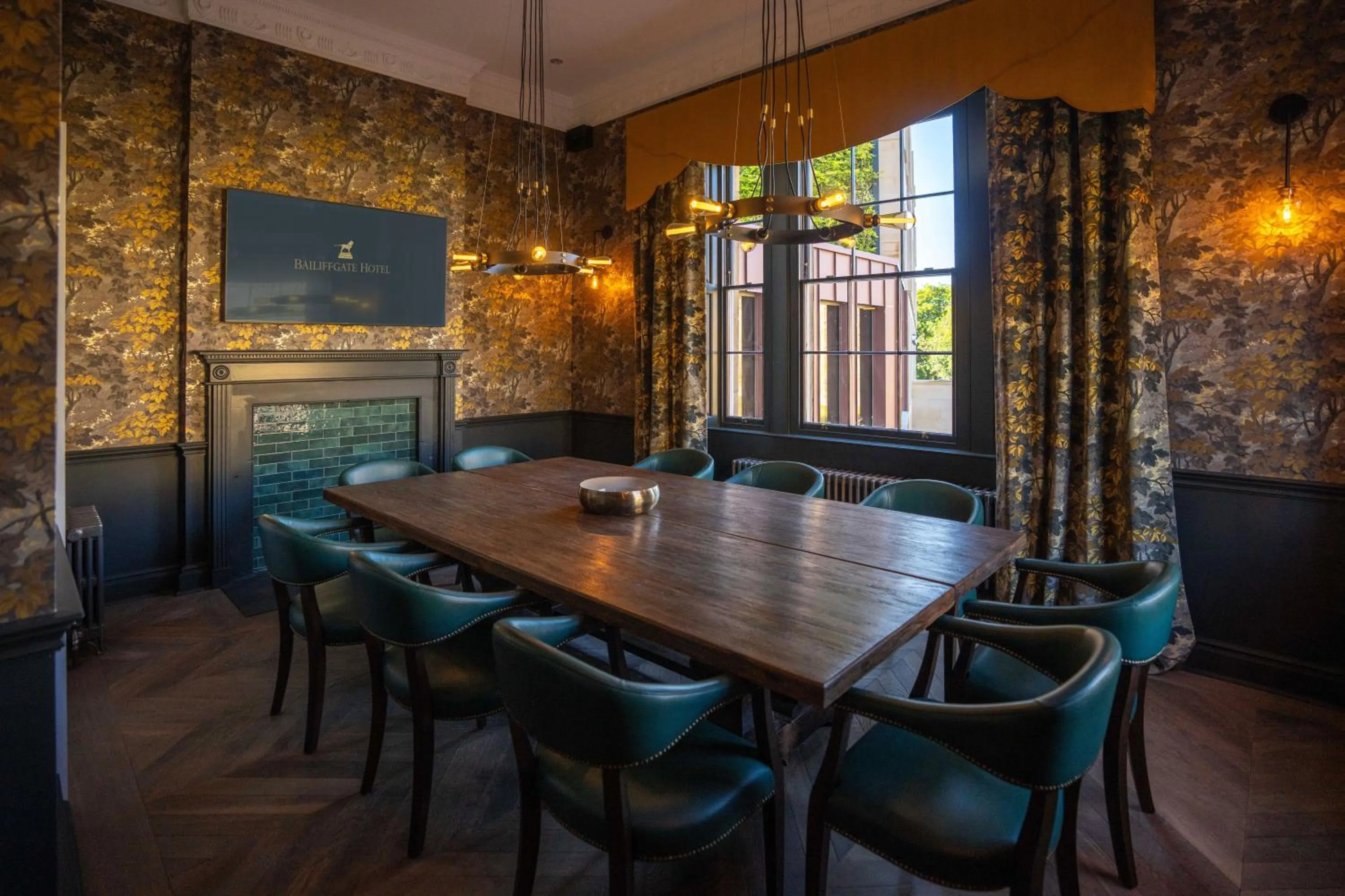 Dining area in Bailiffgate Hotel