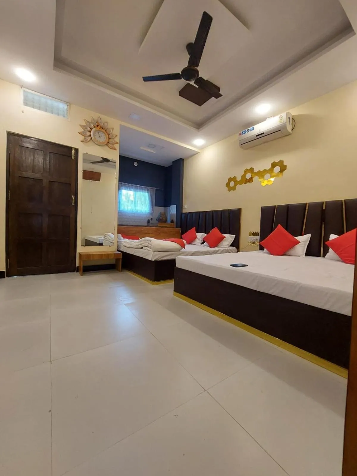 Bed in Parvati home stay
