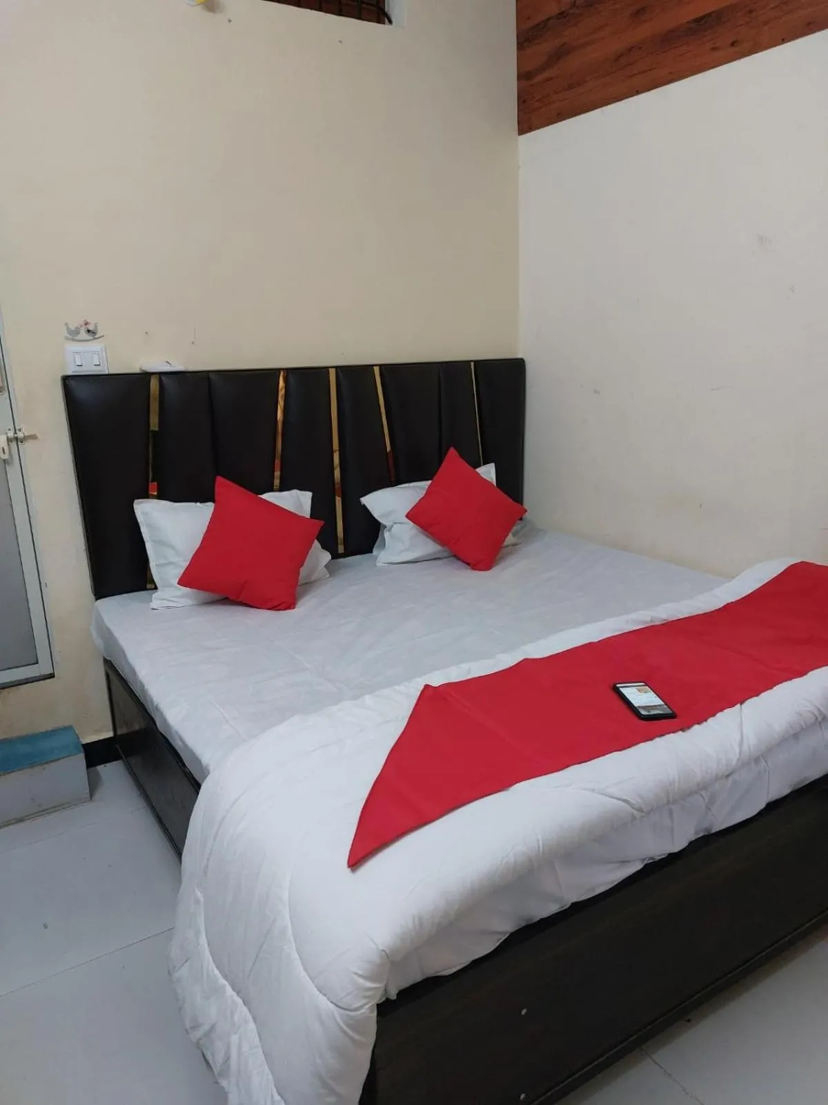 Bed in Parvati home stay