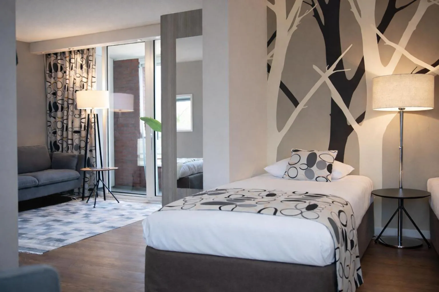 Bed in Hotel Mitland