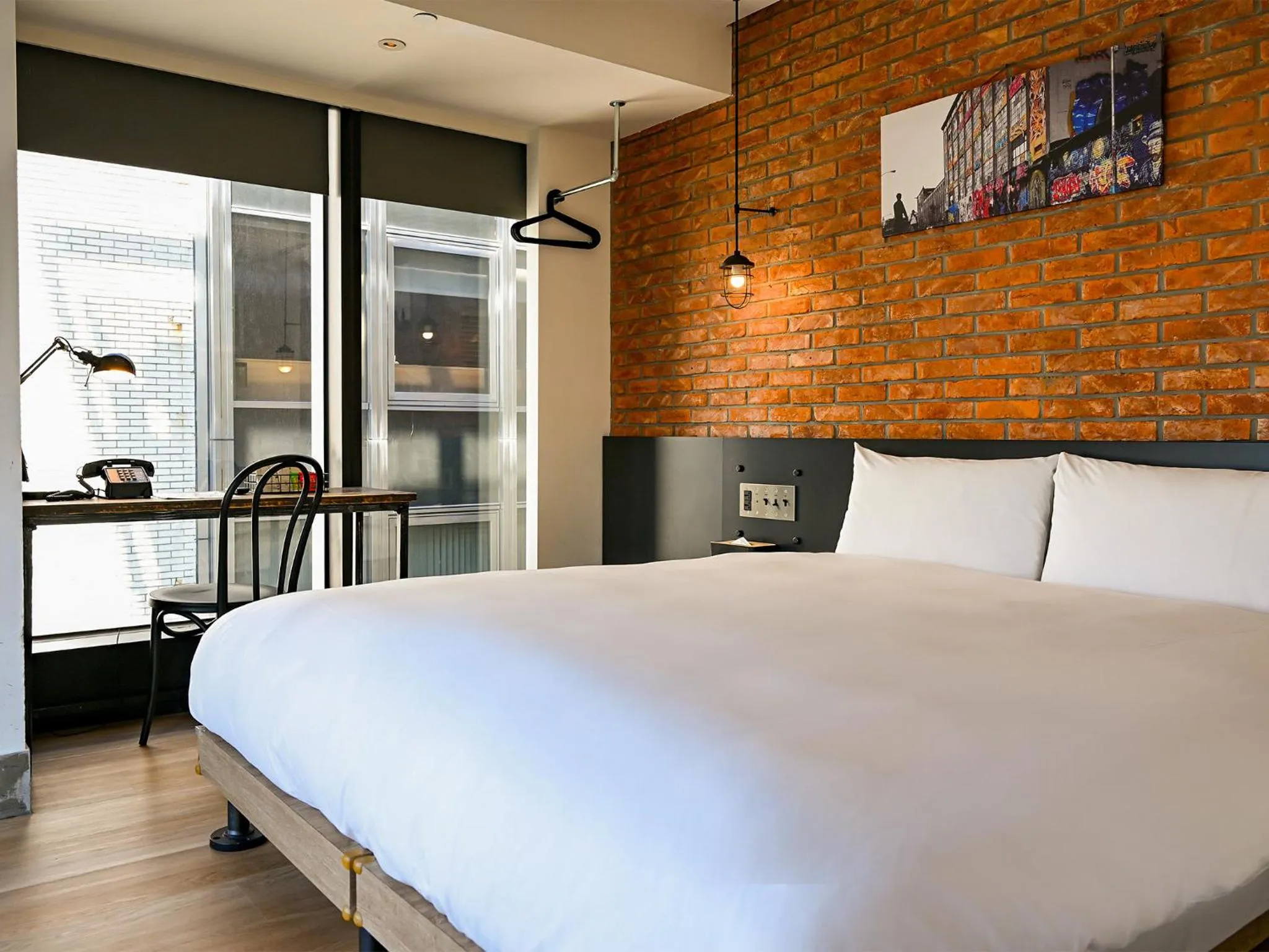 Photo of the whole room, Bed in CHECK inn Taipei Songjiang