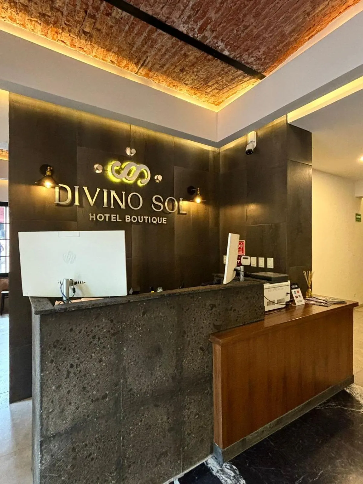 Property logo or sign in Hotel Boutique Divino Sol