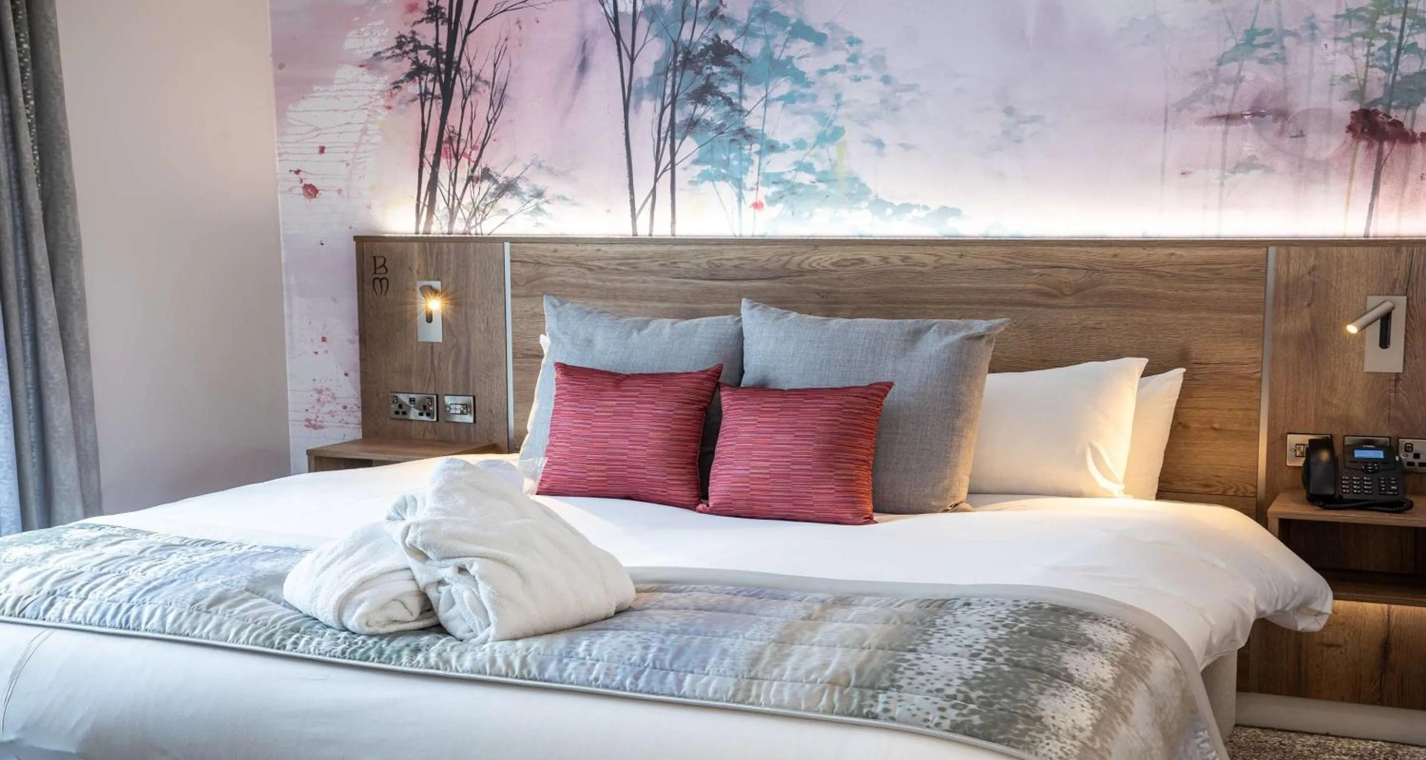 Bedroom, Bed in Barton Manor Hotel & Spa; BW Signature Collection