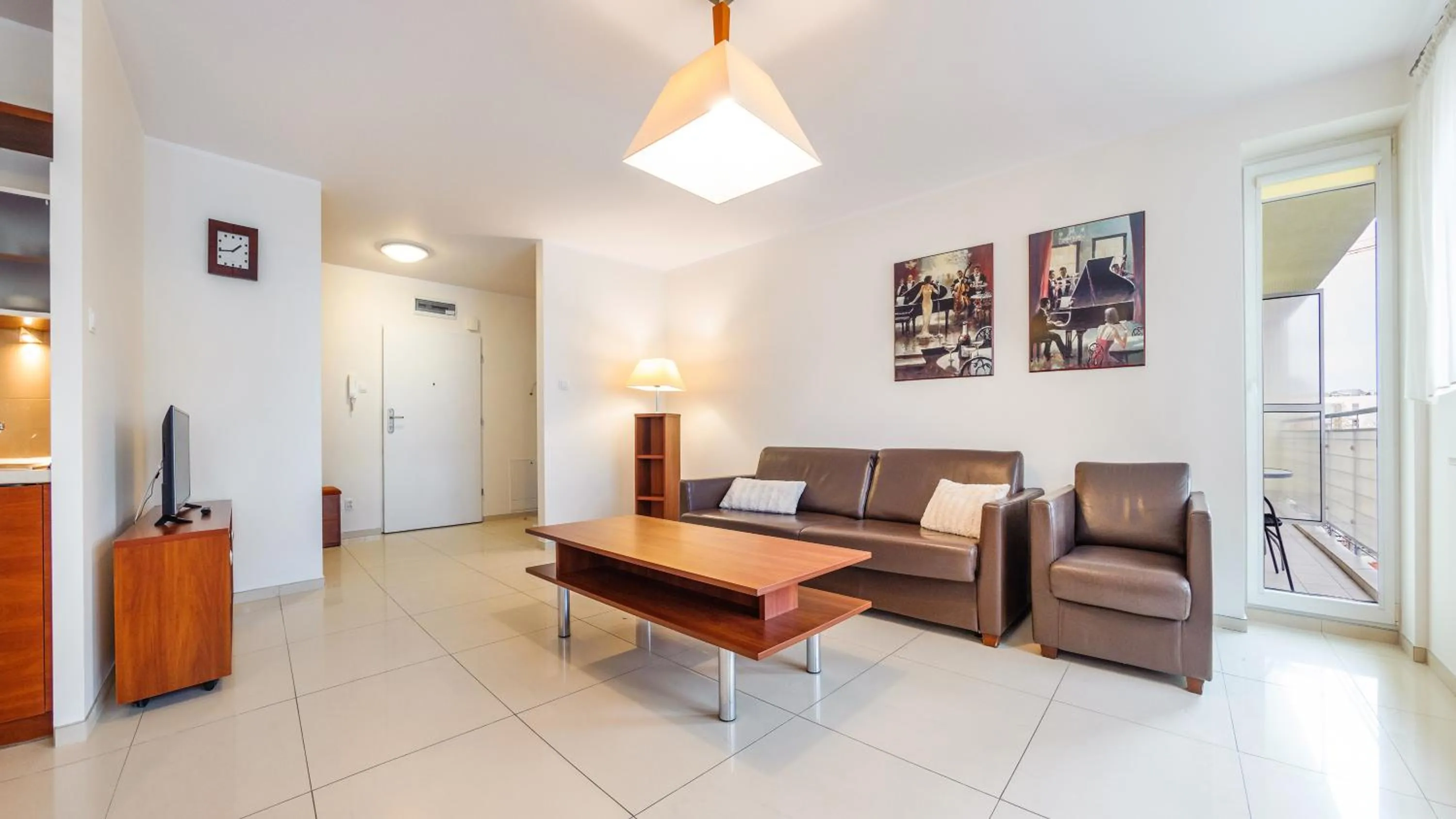 Living room in Zielone Tarasy, Sun & Snow
