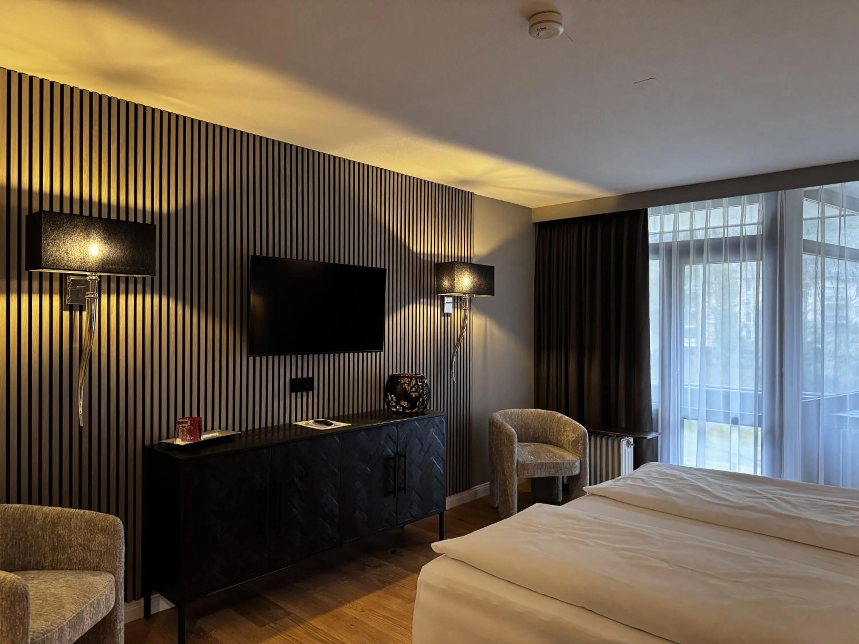 Bed in Hotel Luisenpark