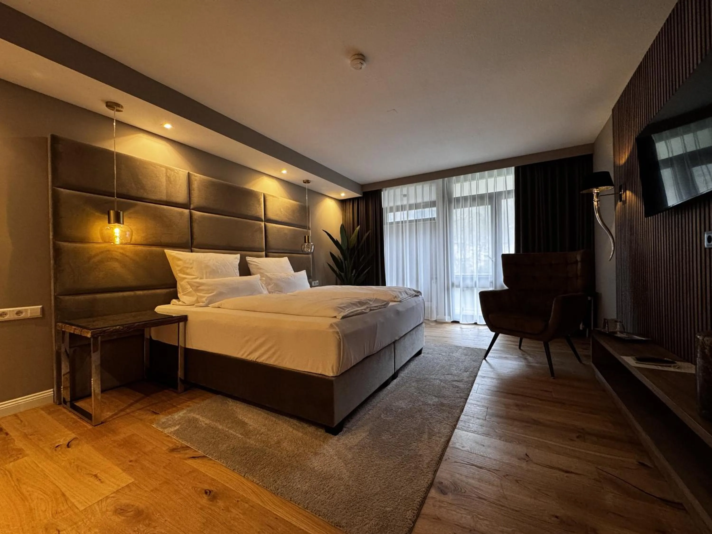 Bed in Hotel Luisenpark