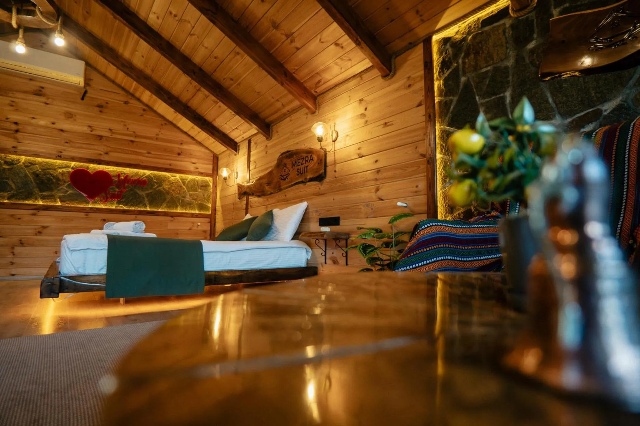 Living room in Mezrasuit Bungalov