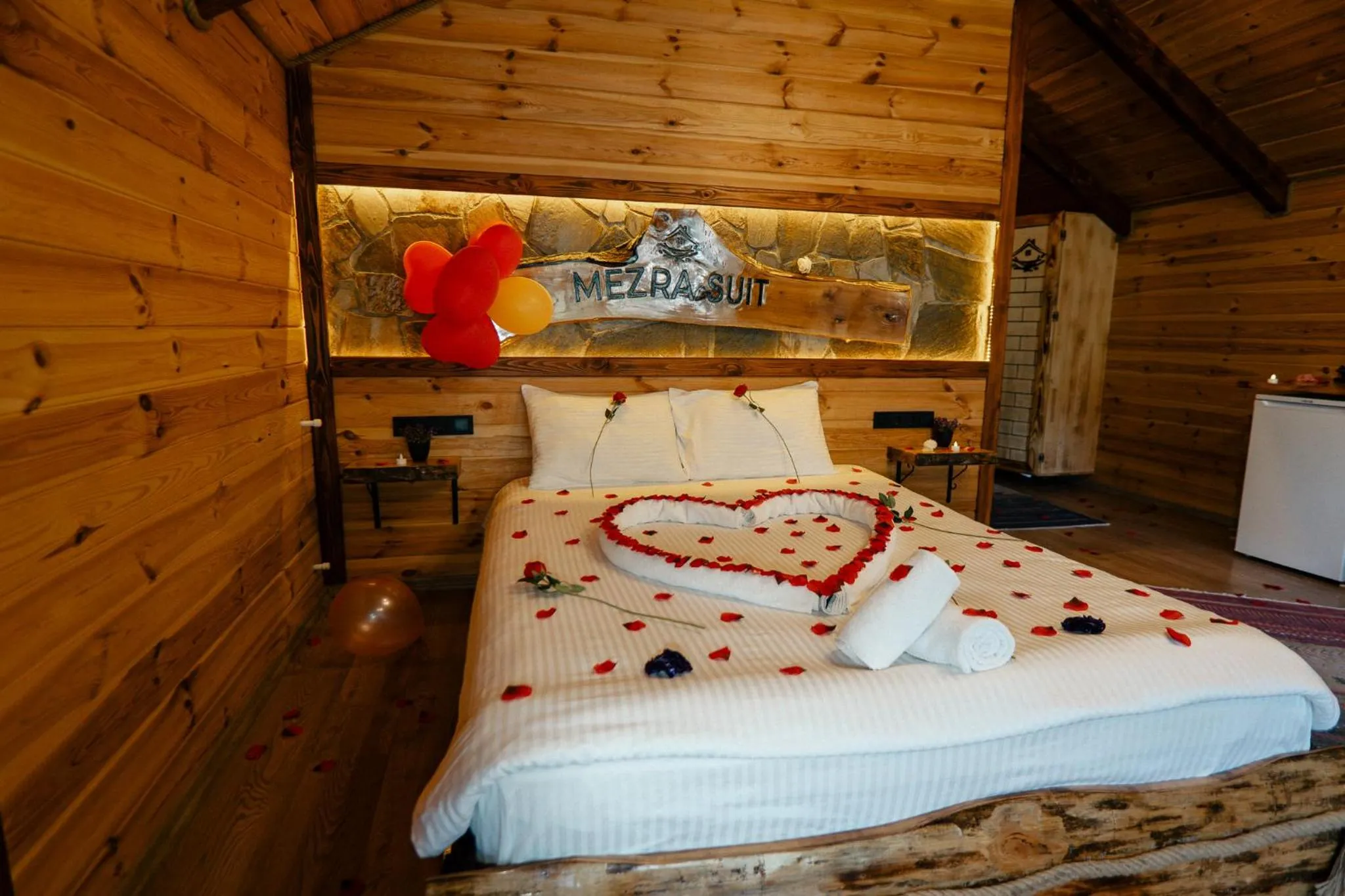 Bed in Mezrasuit Bungalov