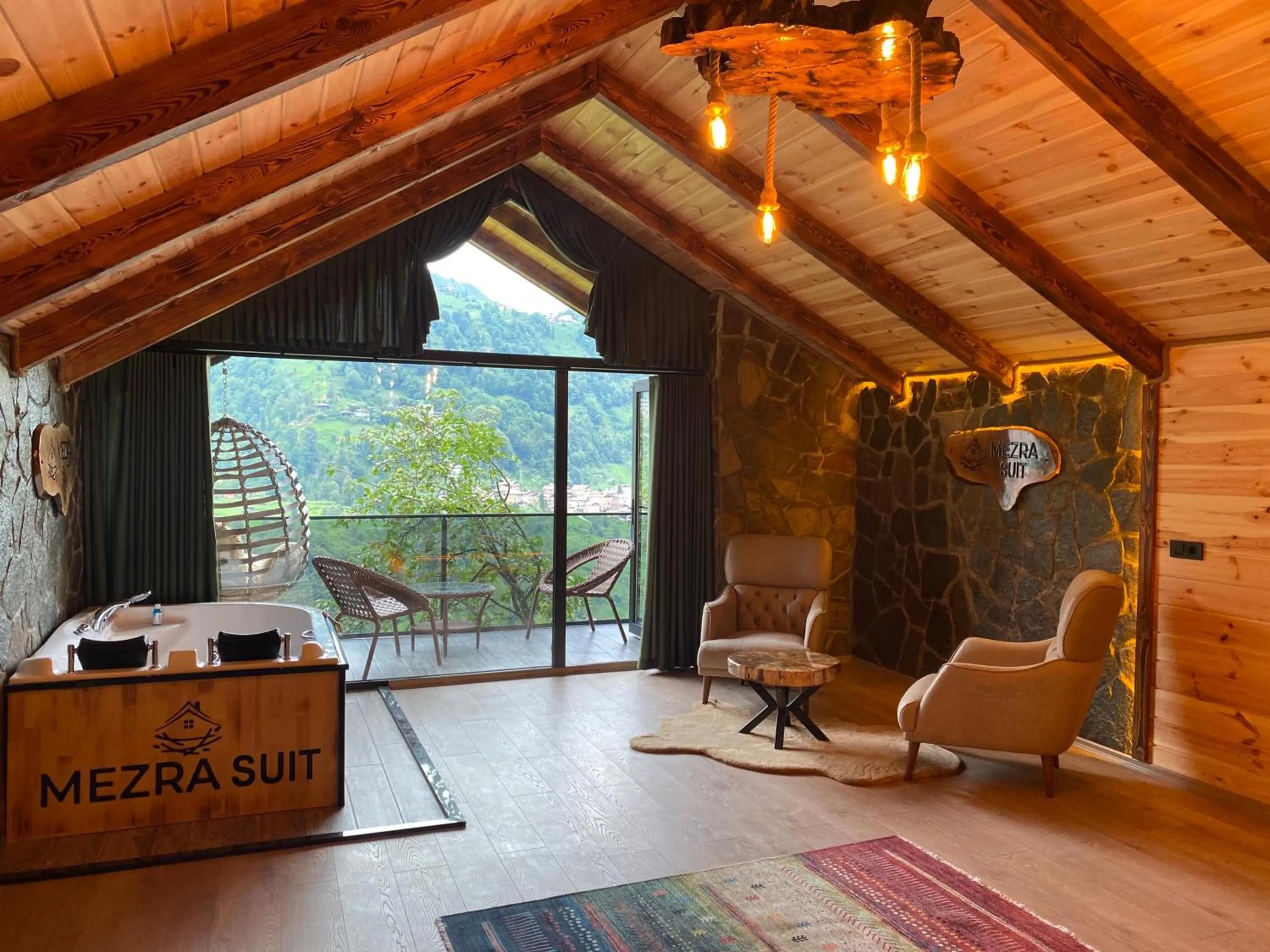 Living room in Mezrasuit Bungalov