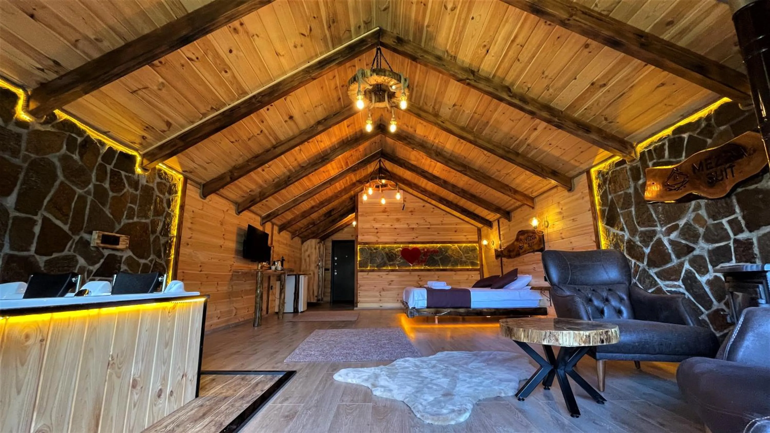 Living room in Mezrasuit Bungalov