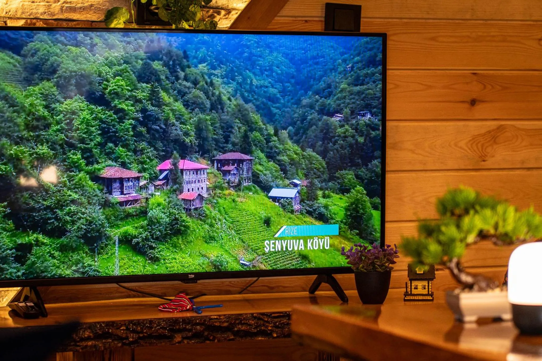 Communal lounge/ TV room in Mezrasuit Bungalov