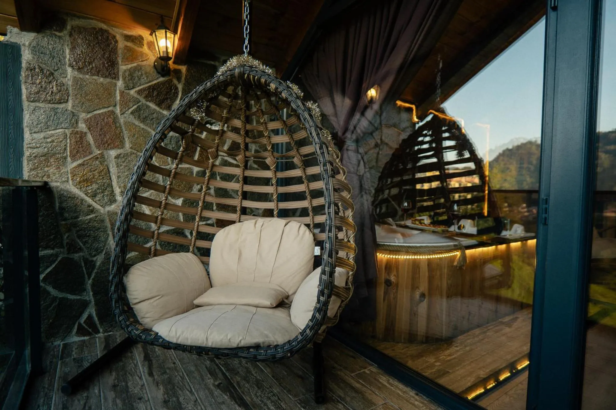 Balcony/Terrace in Mezrasuit Bungalov