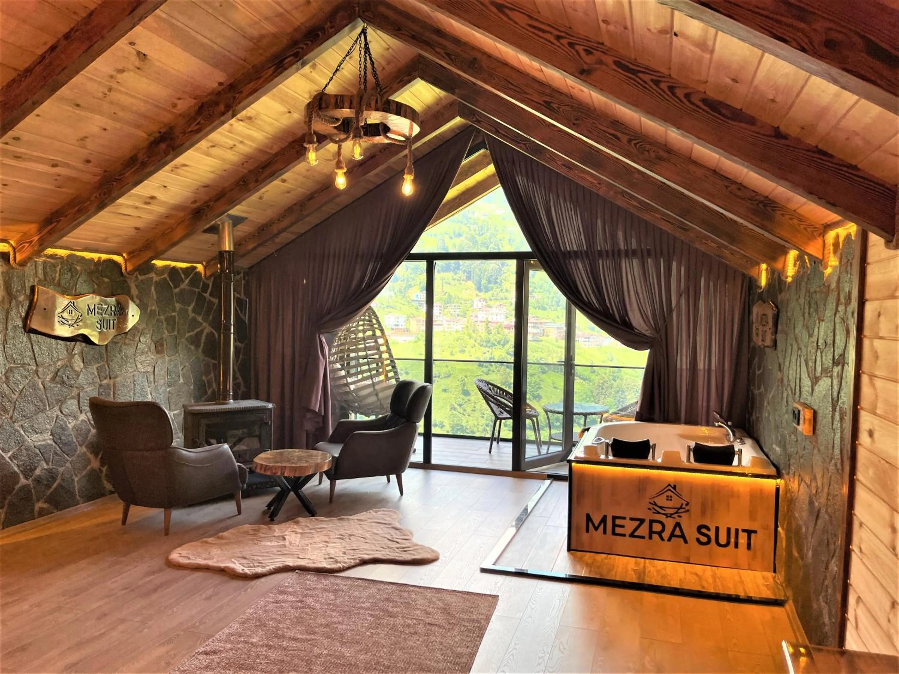 Living room in Mezrasuit Bungalov