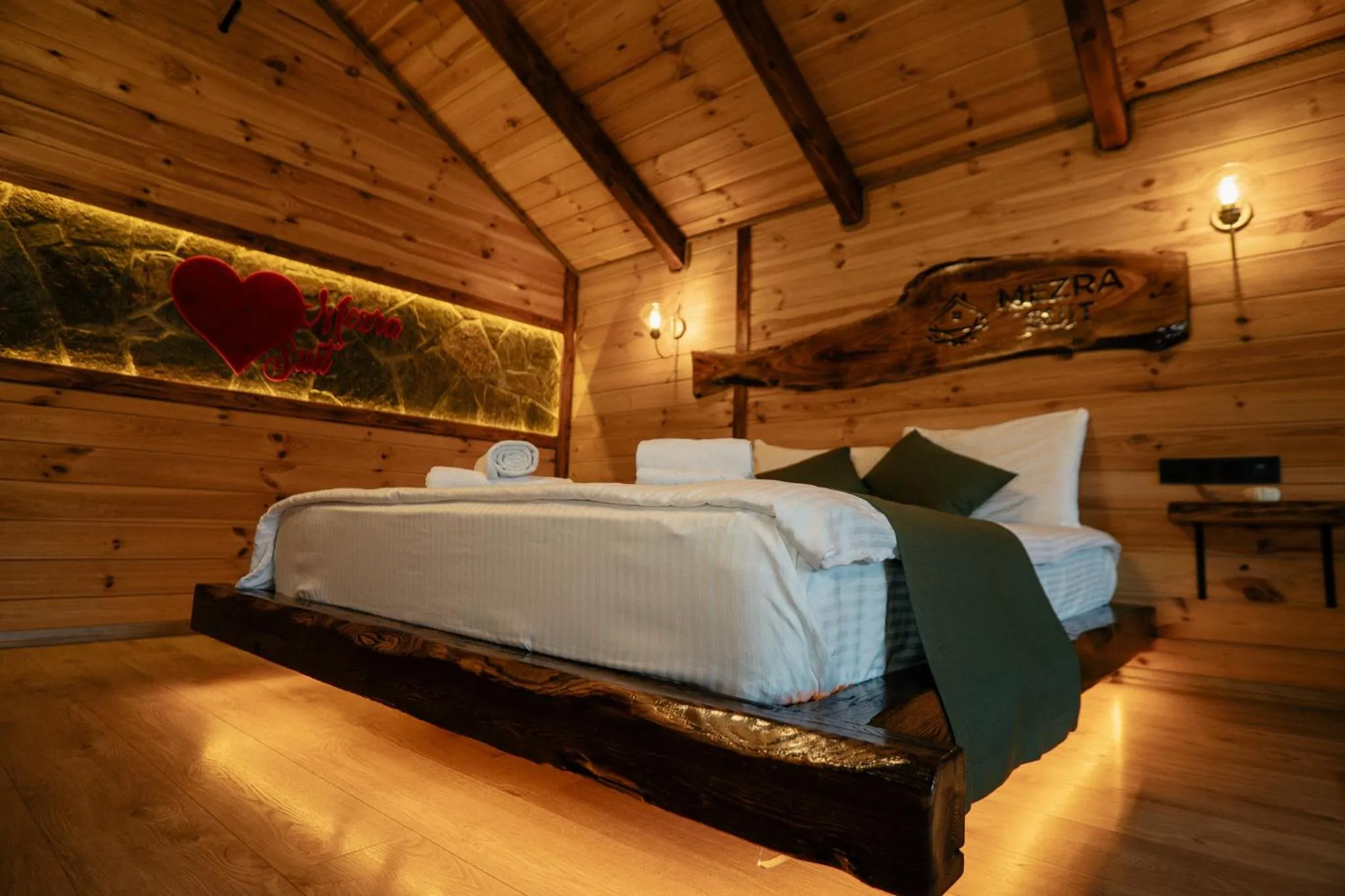 Bed in Mezrasuit Bungalov