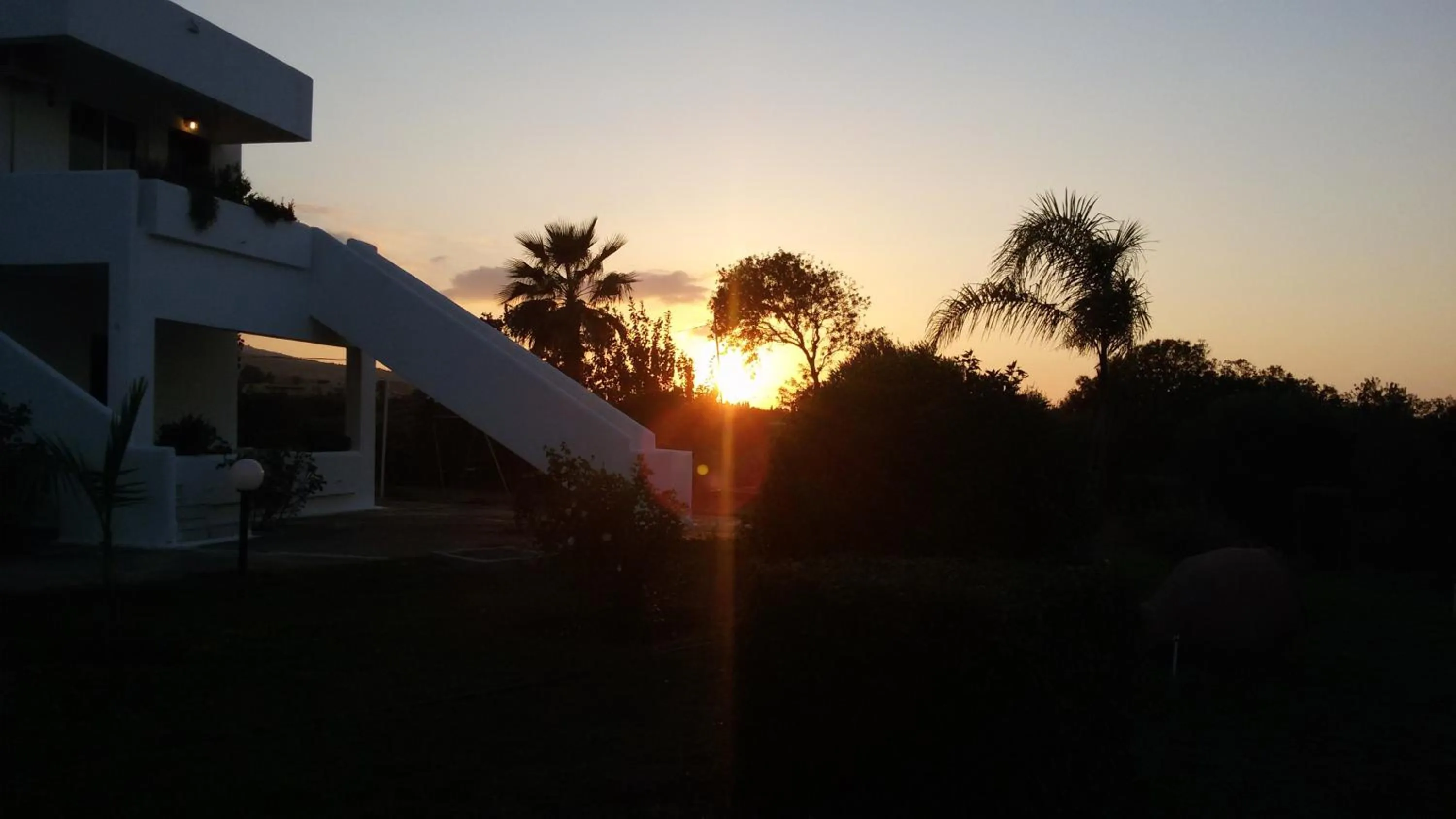 Sunset in Eftihia Apartments