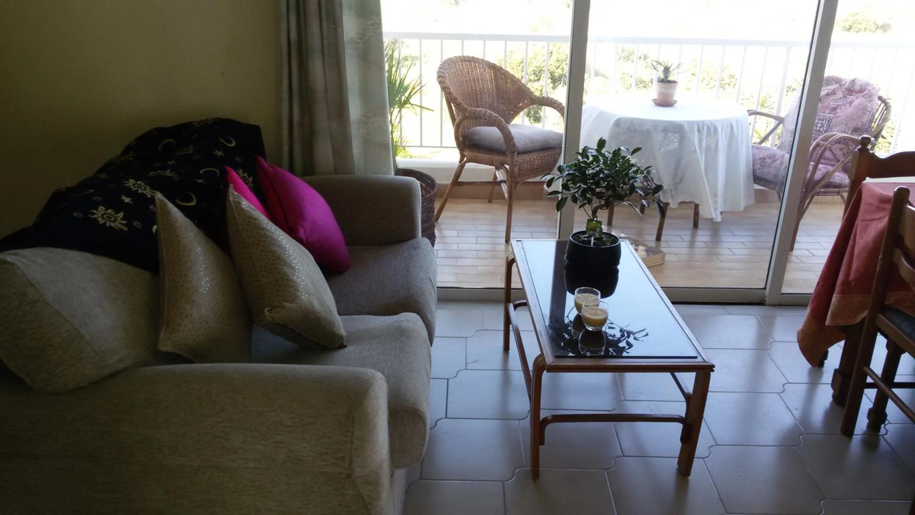 Communal lounge/ TV room in Eftihia Apartments