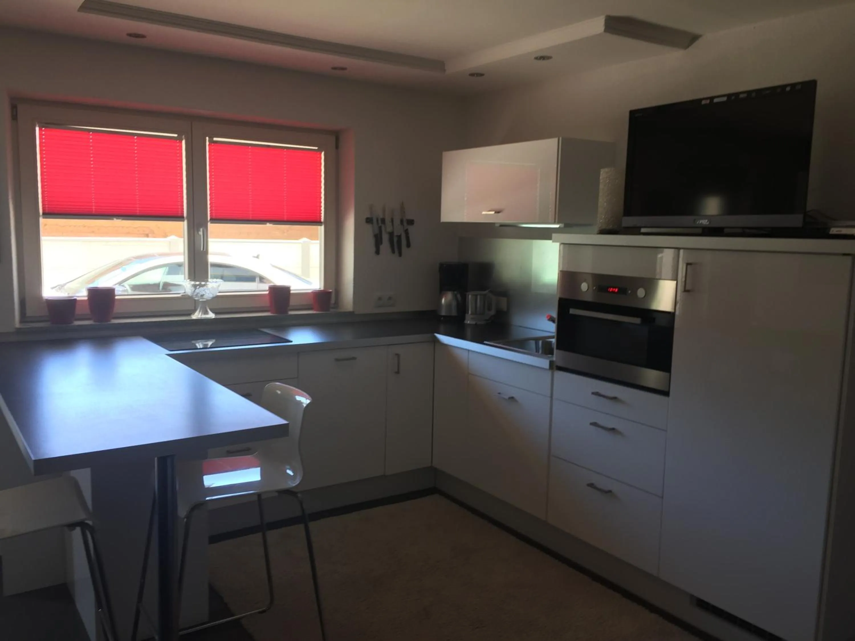Kitchen or kitchenette in Hauser's Ferienwohnungen