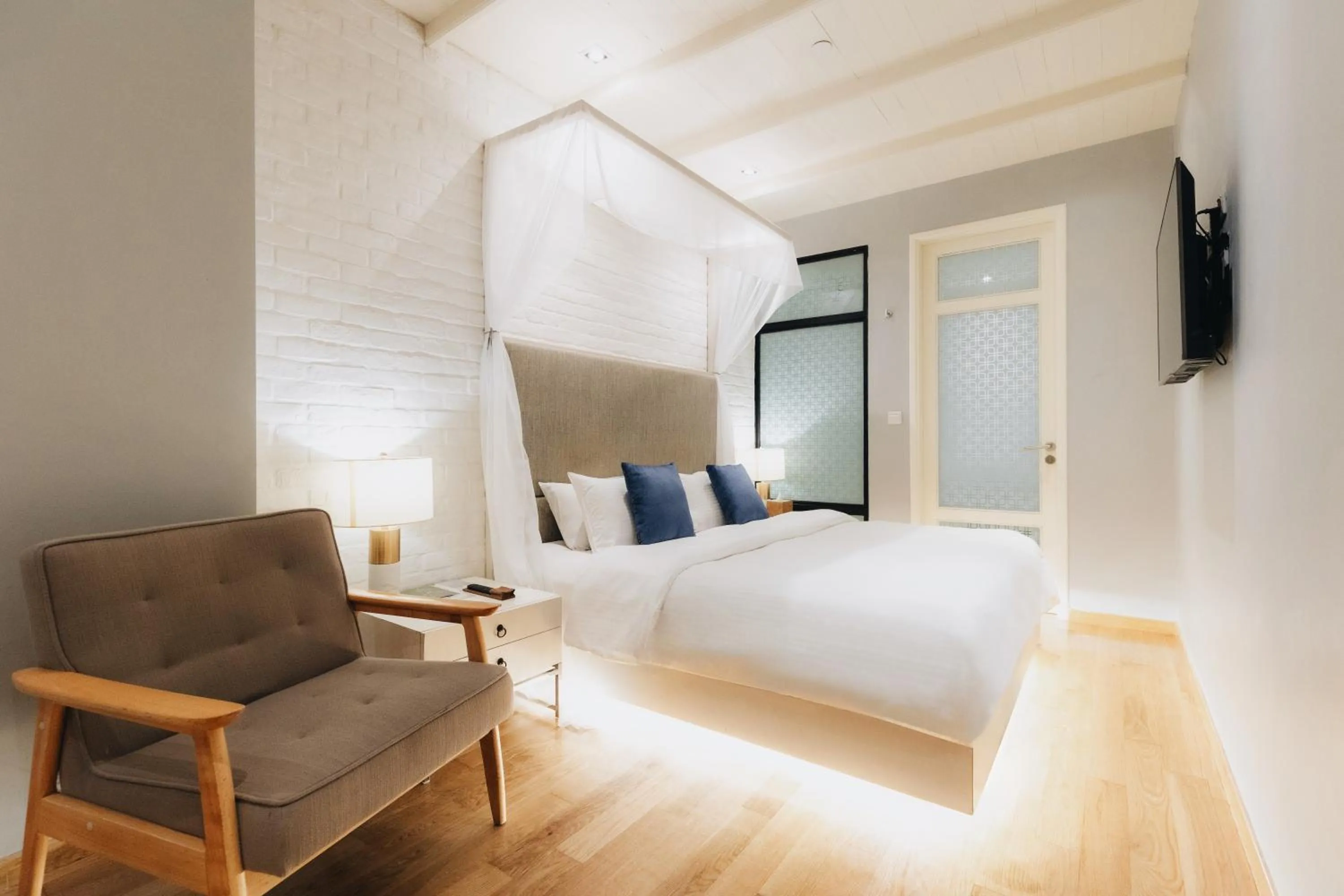 Bed in Hotel NuVe Heritage