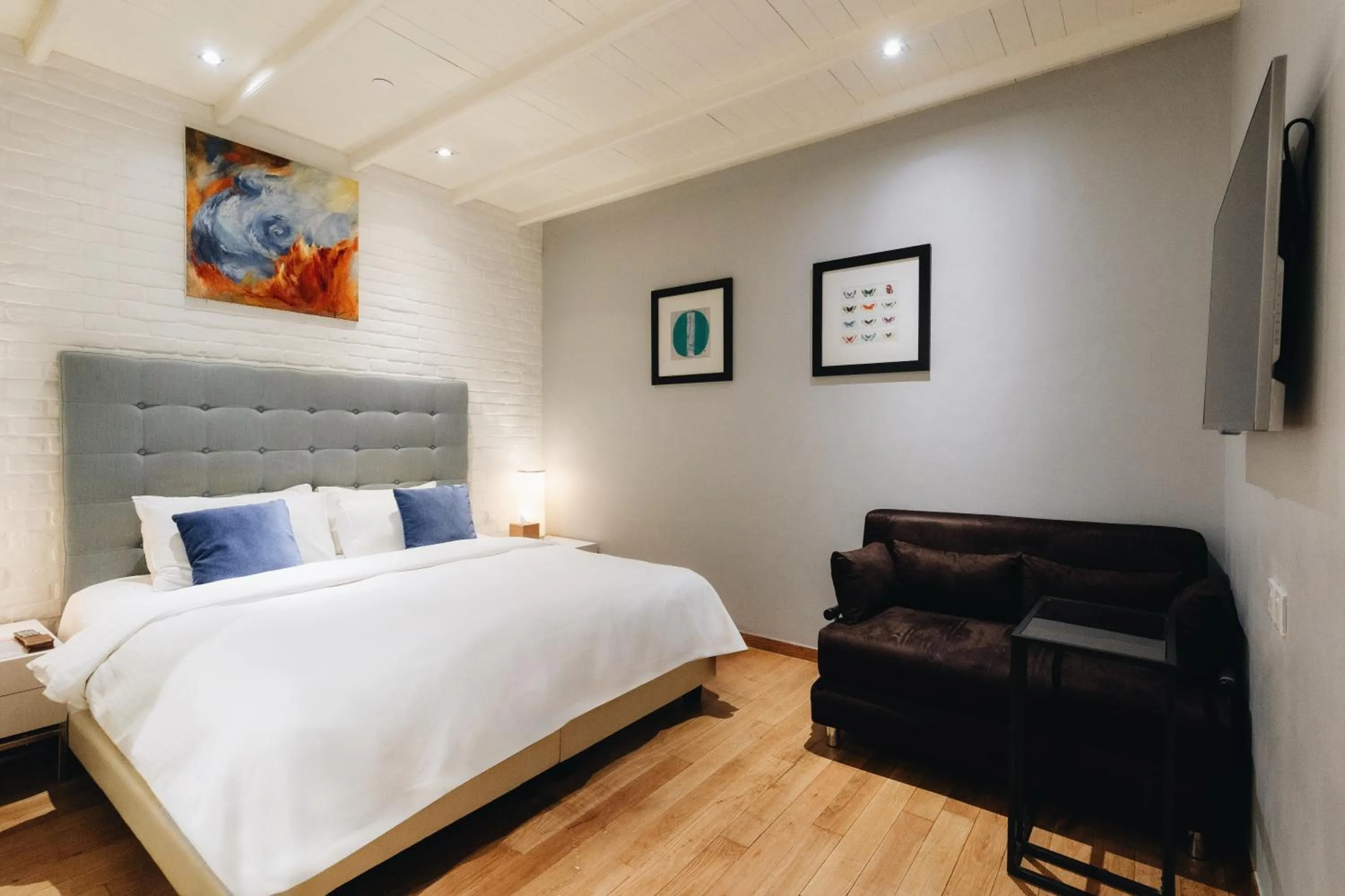 Bed in Hotel NuVe Heritage