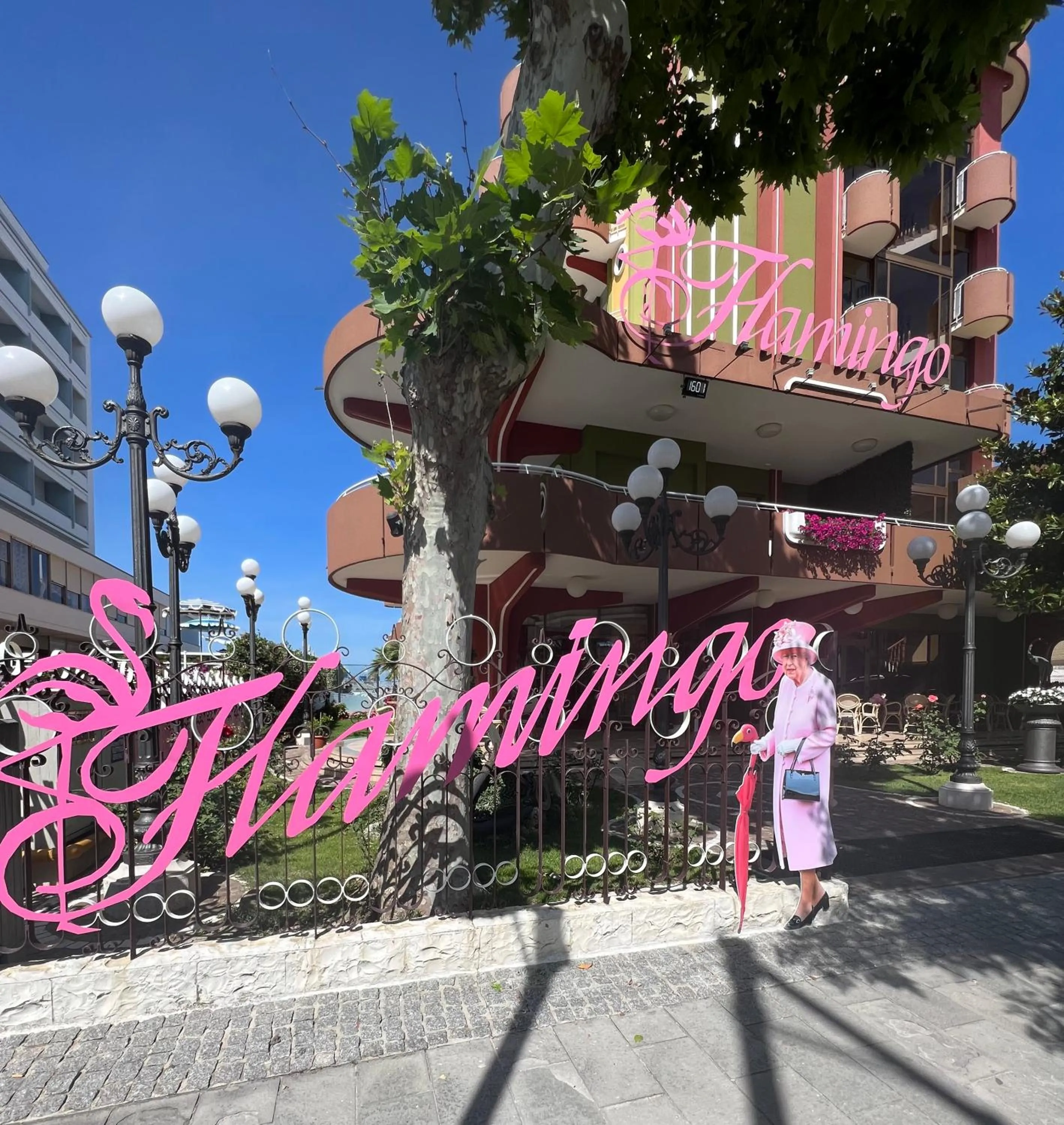 Property building in Hotel Flamingo