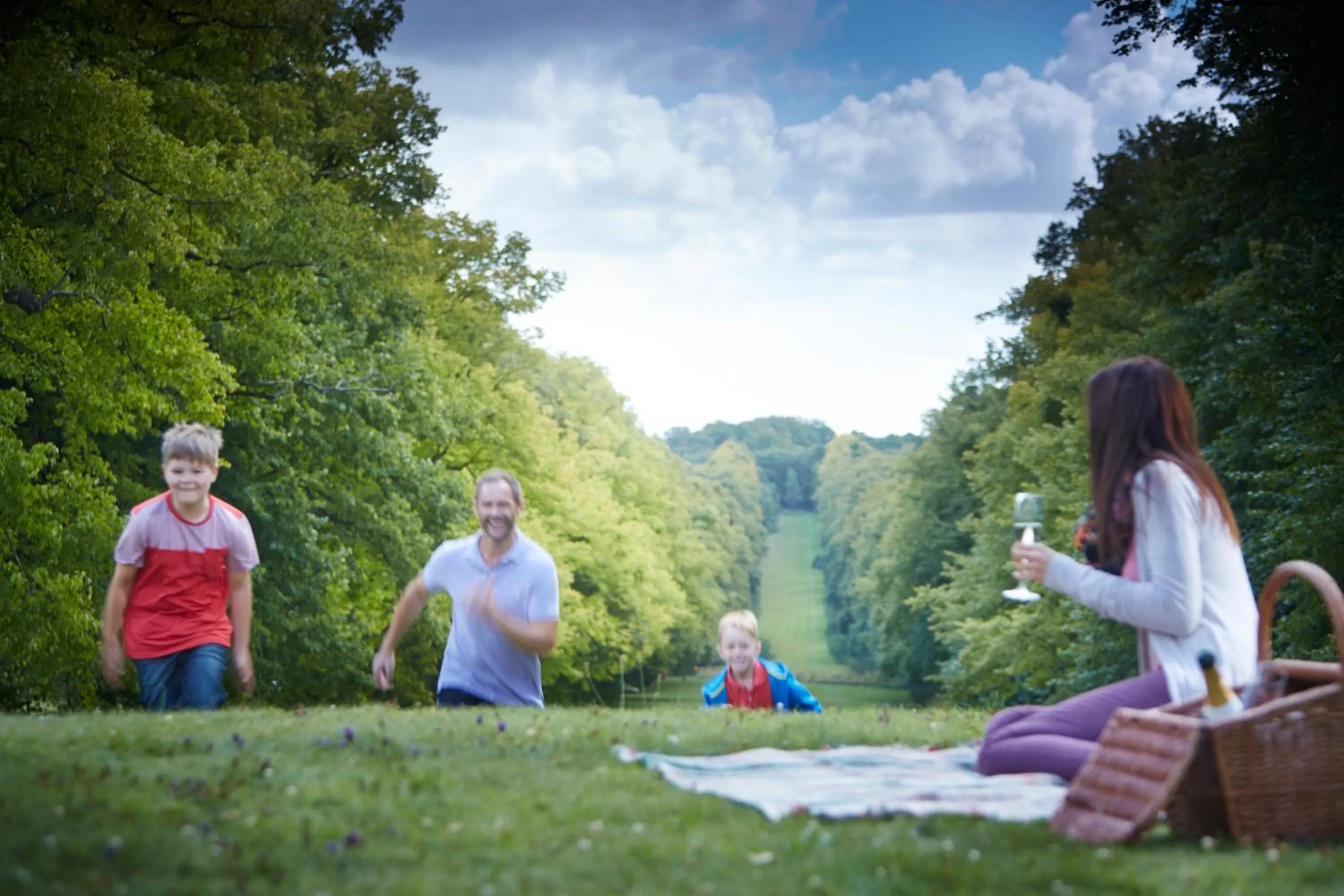 Natural landscape in Lainston House