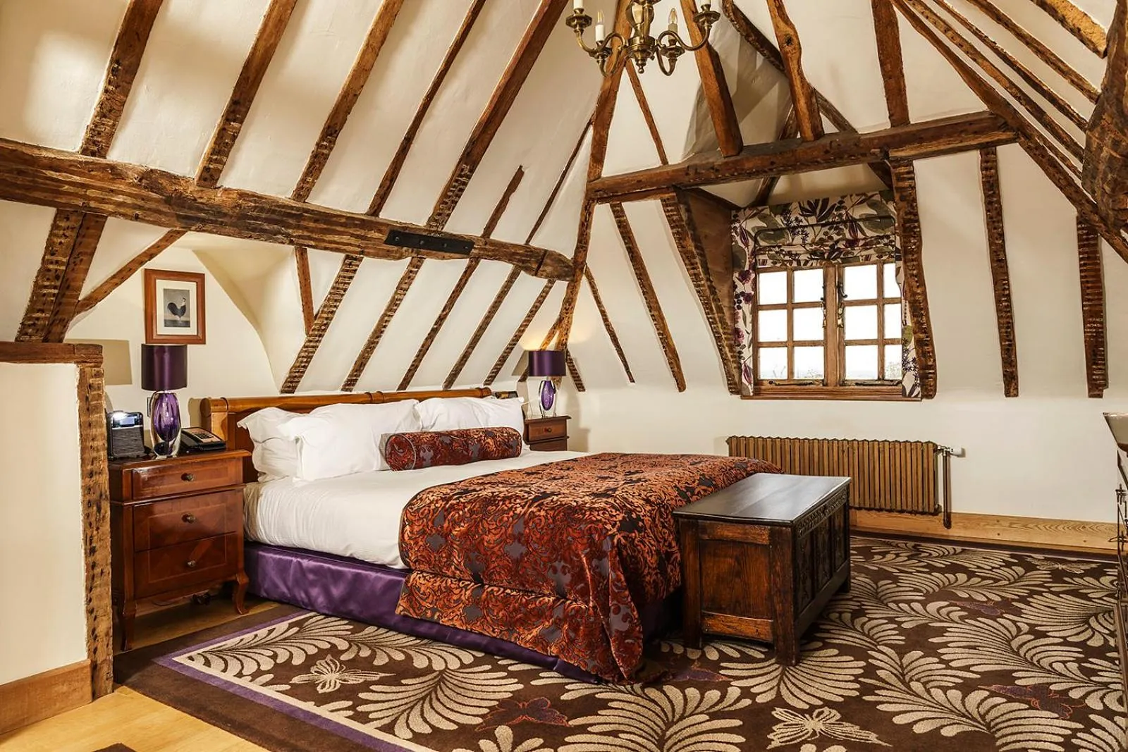 View (from property/room), Bed in Lainston House