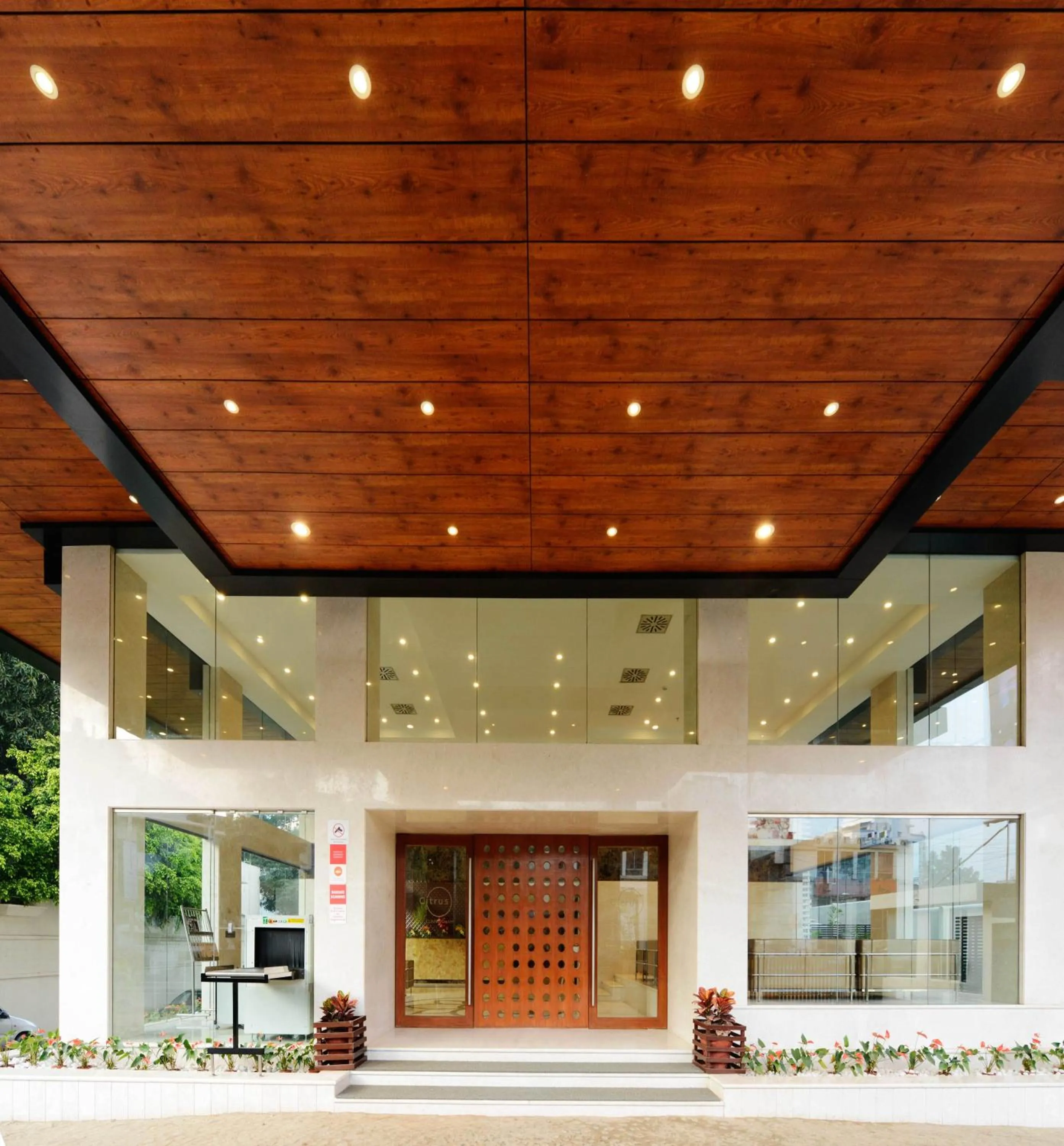 Facade/entrance in The Cunningham Hotel Bangalore