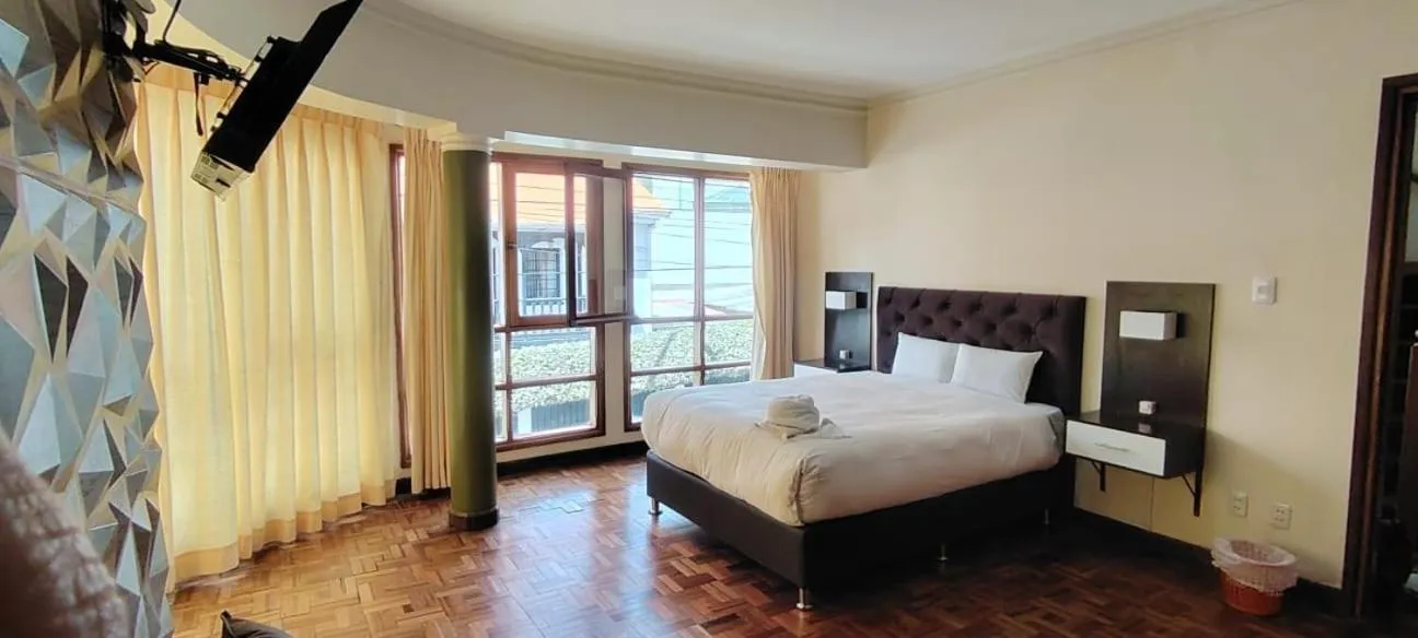 Property building, Bed in Hotel RustiCall