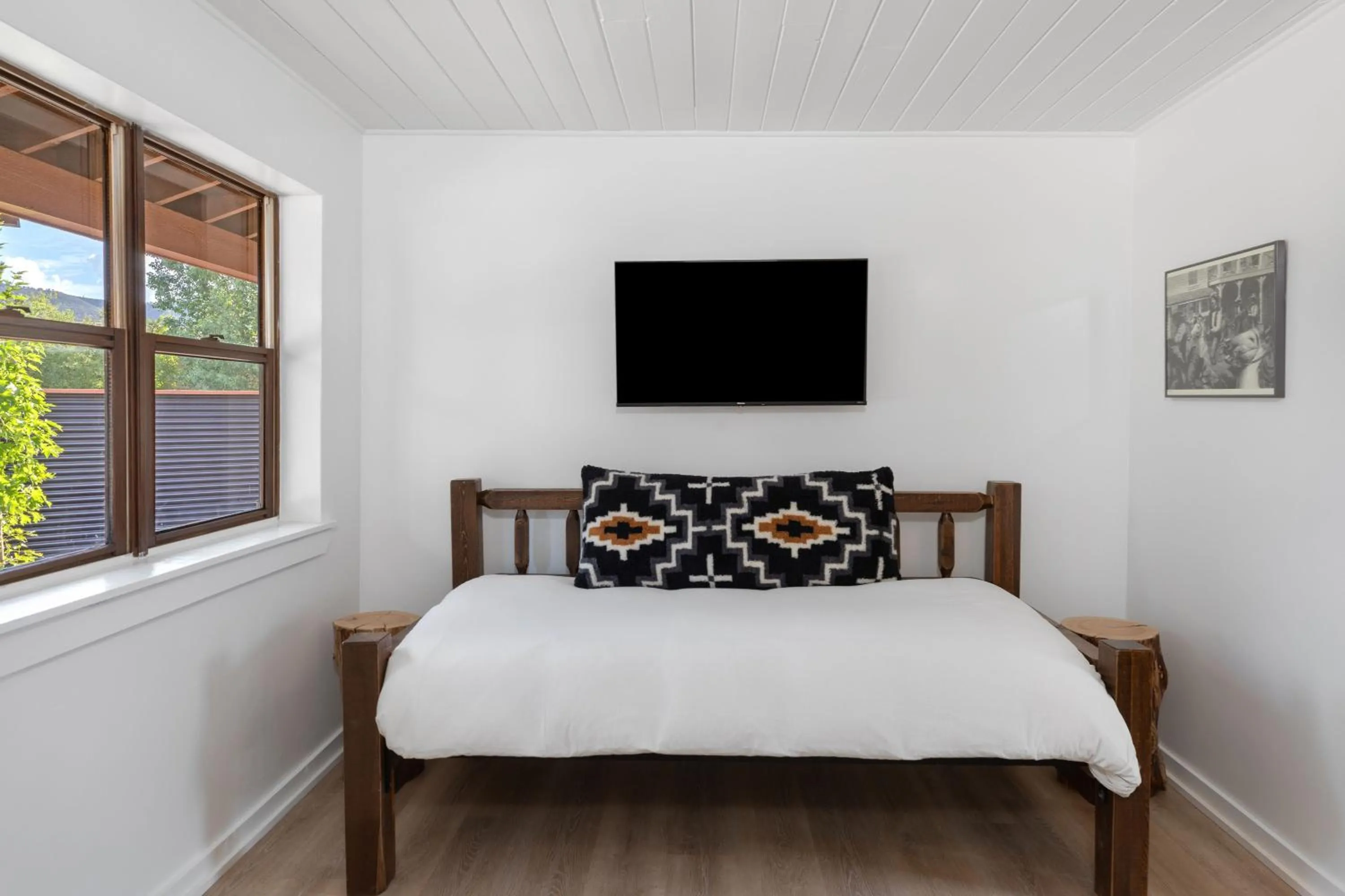 Bed in Hotel Palomino