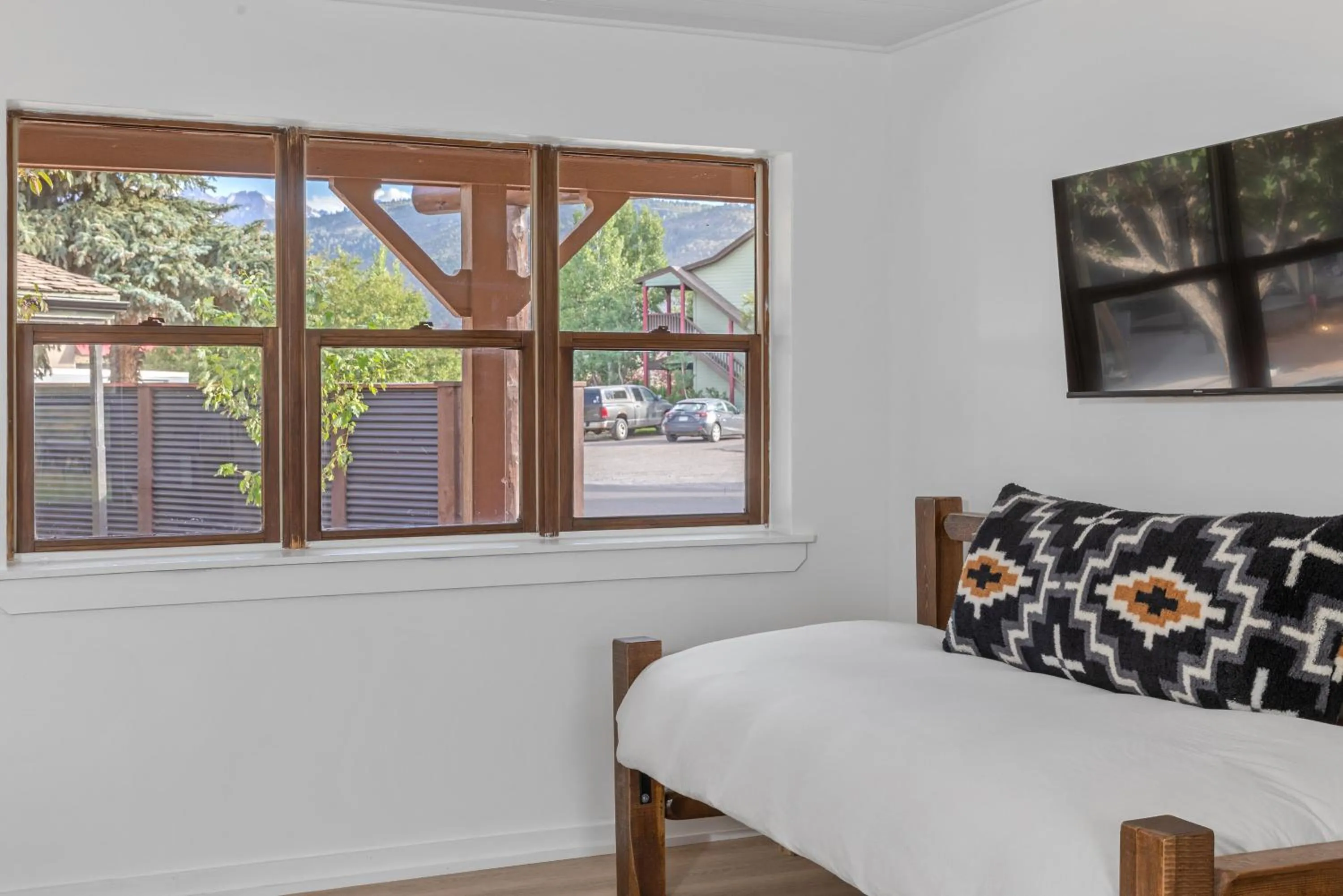 Bed in Hotel Palomino