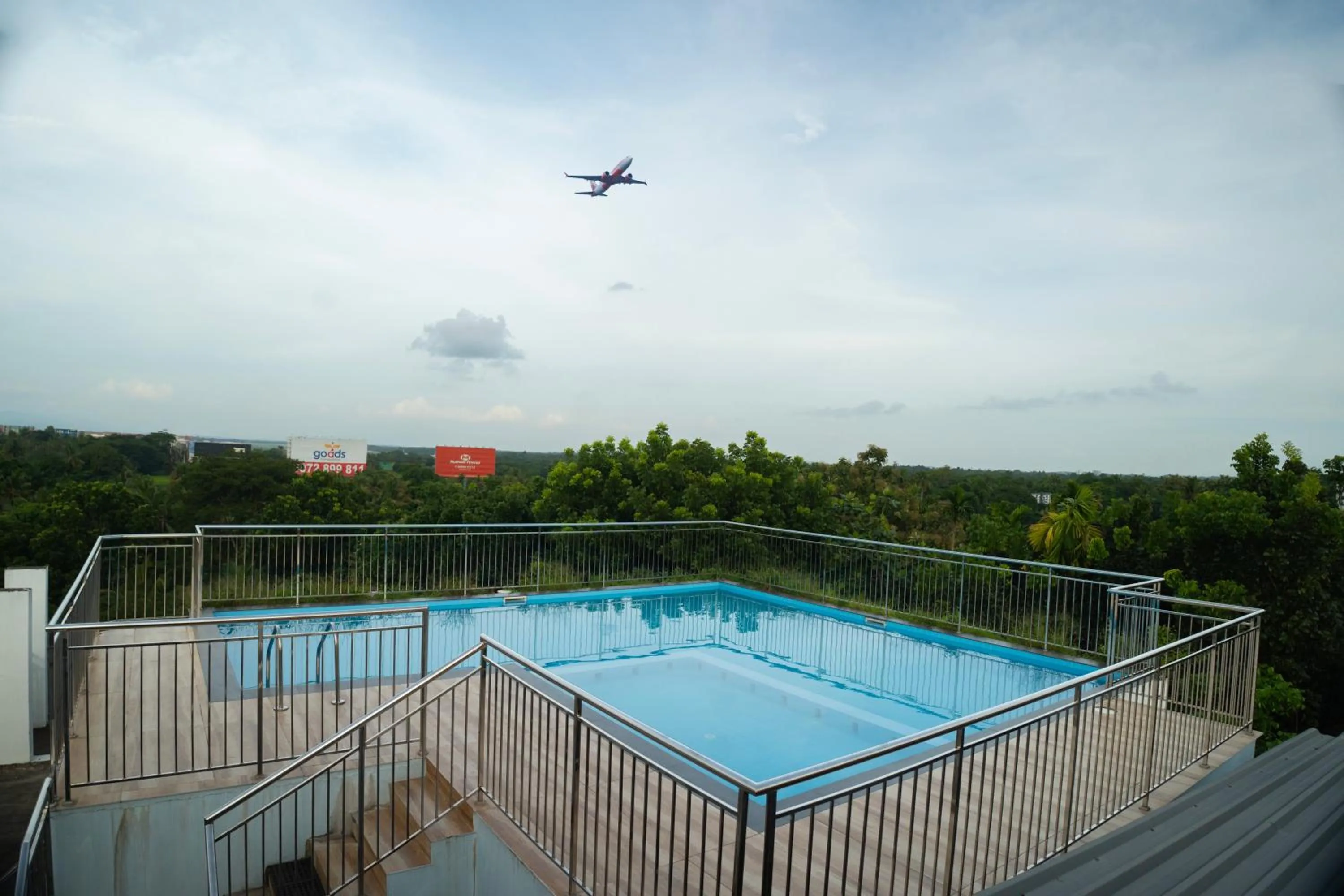 Pool view in Daffodils Luxury Airport Suites