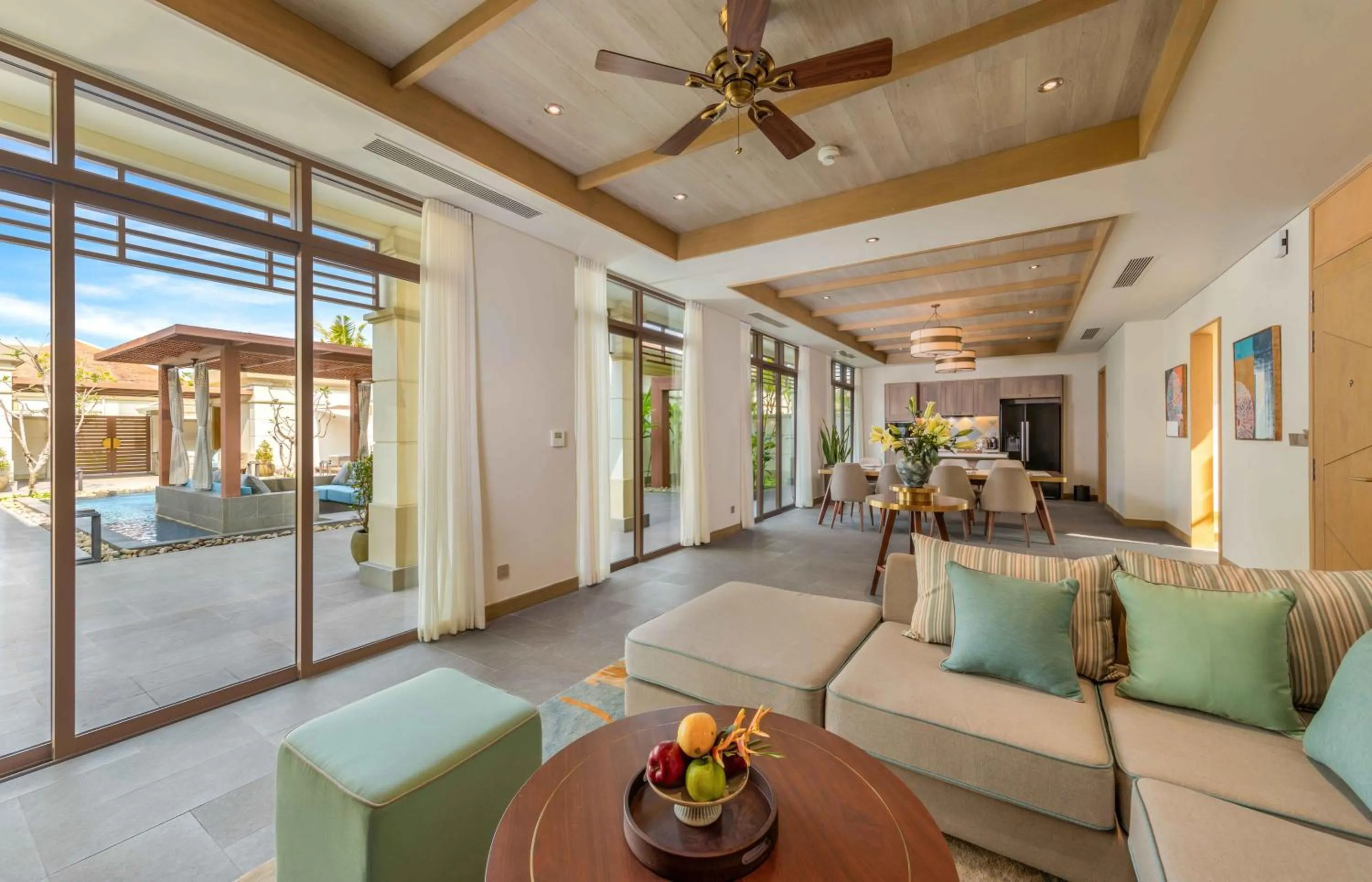 Living room in Fusion Resort and Villas Da Nang